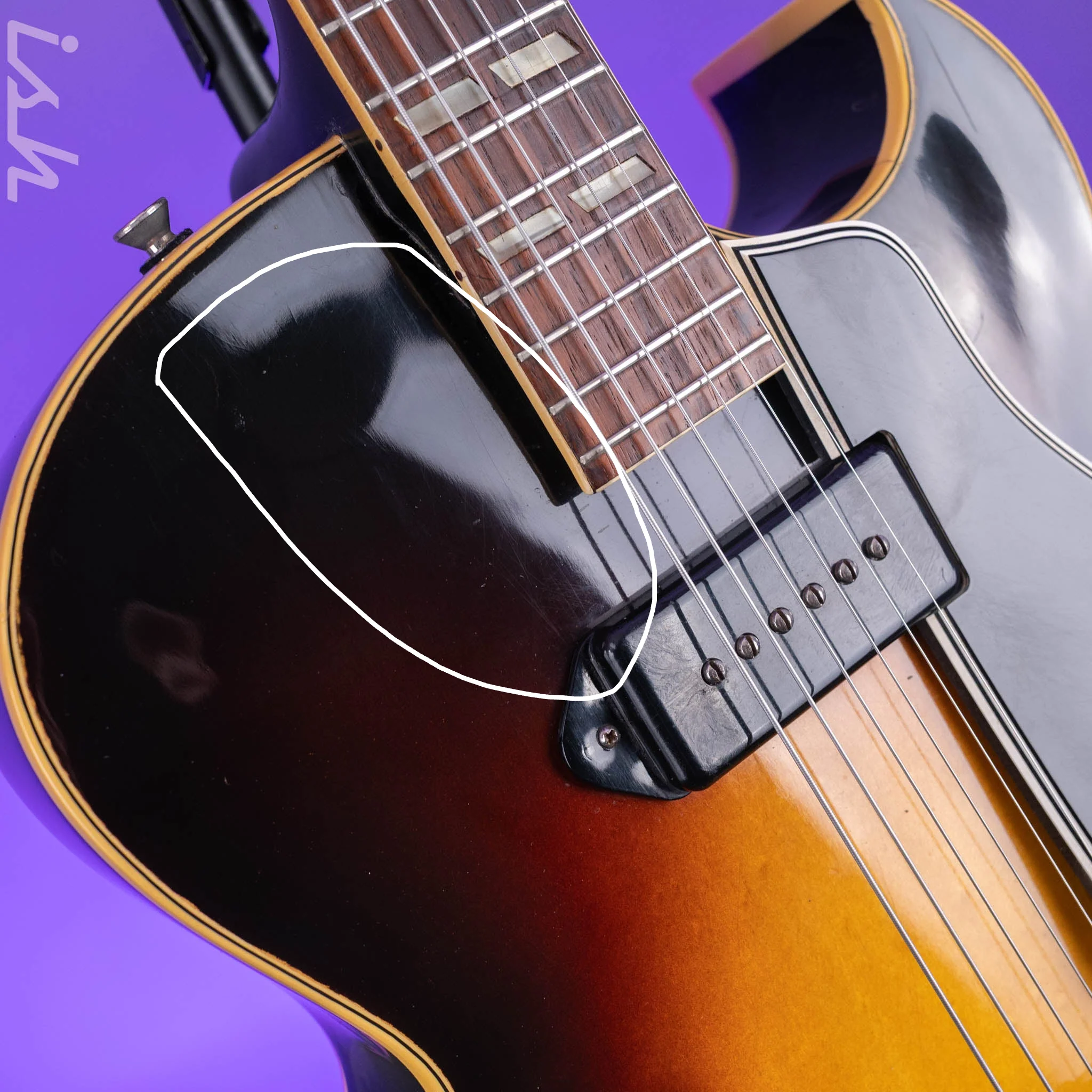 1955-1956 Gibson ES-175 REFIN Sunburst - Image 10