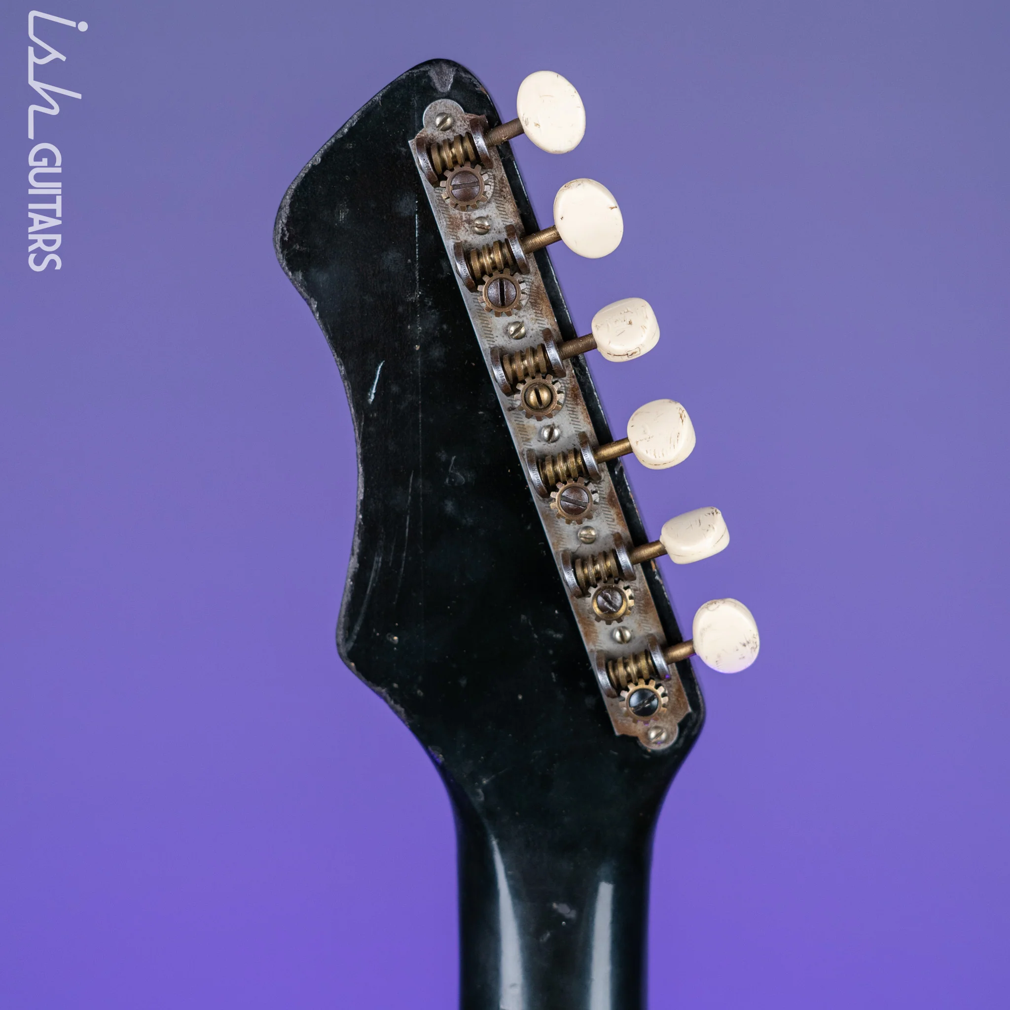 1960s Silvertone 1476 Bobcat Black - Image 15