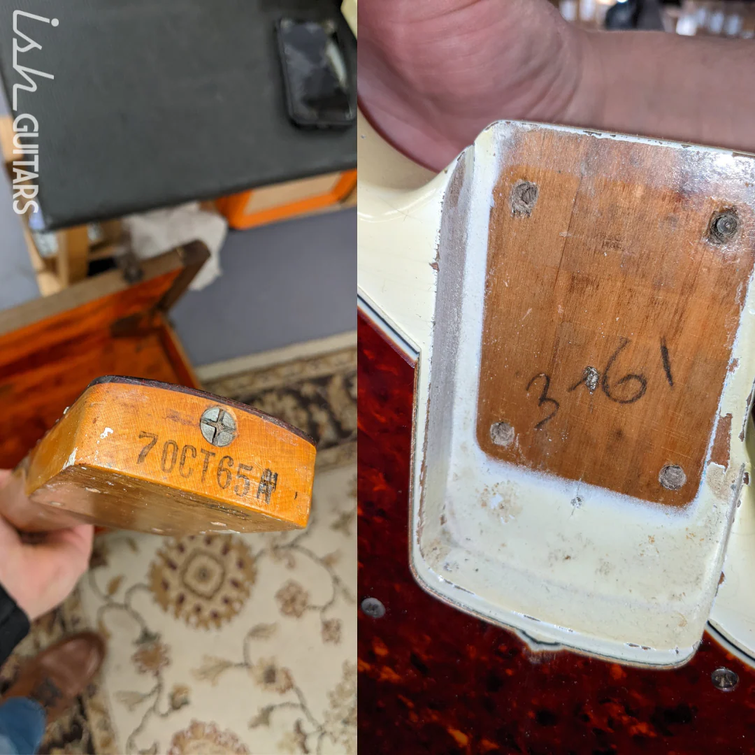 1961 Fender Jazz Bass Refin Stacked Knobs Olympic White - Image 25