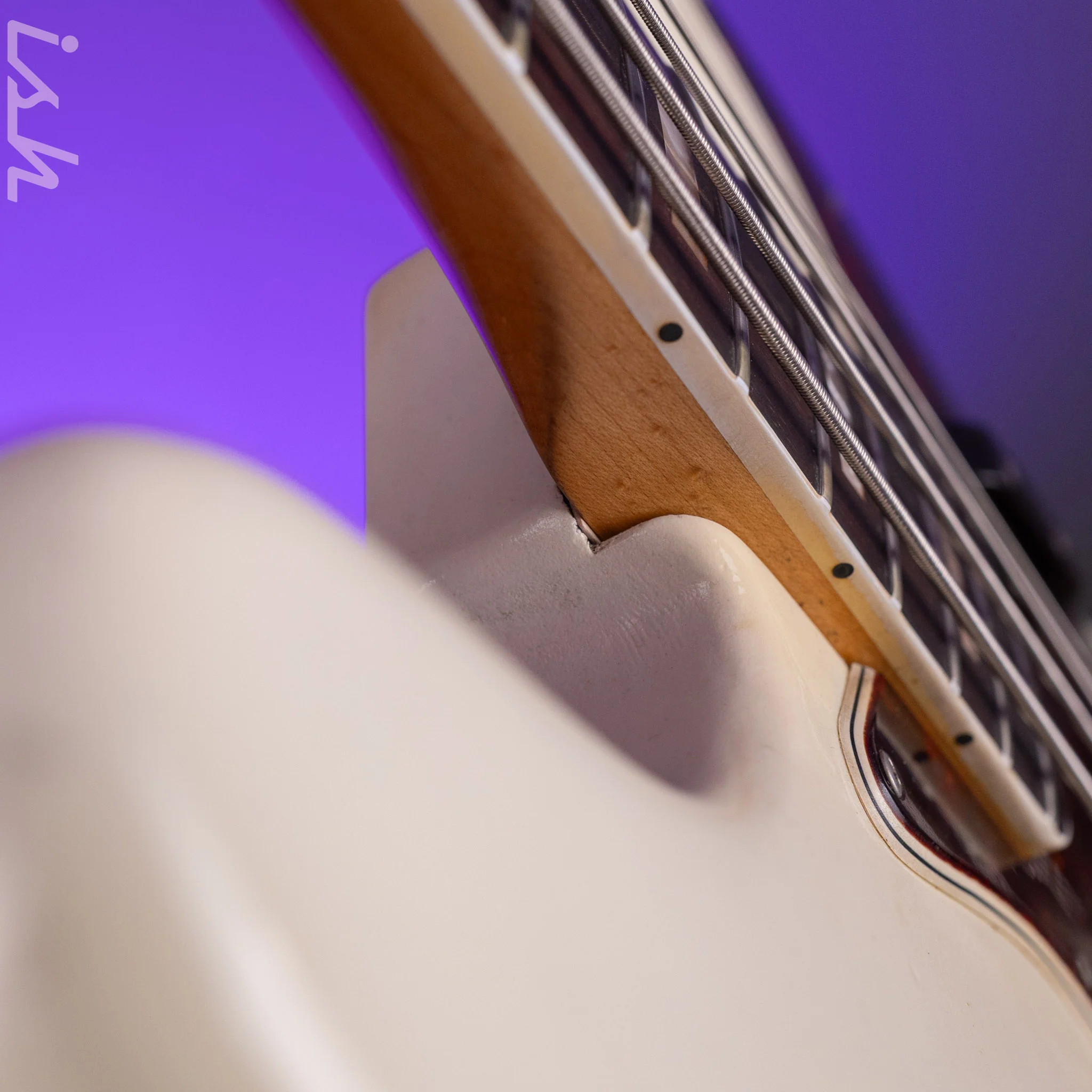 1966 Fender Jazz Bass Refin White - Image 13