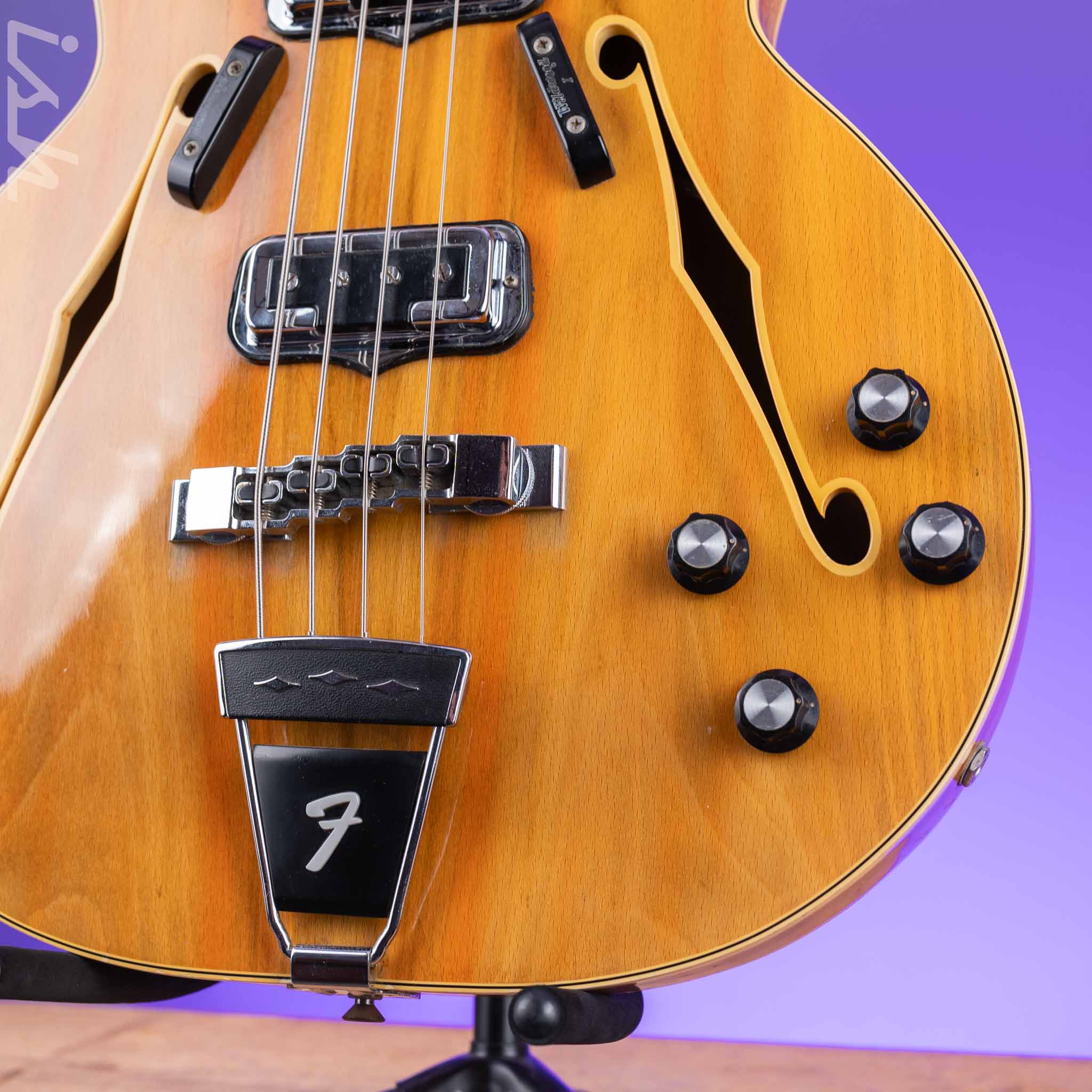 1968 Fender Coronado Bass II Wildwood Natural - Image 4