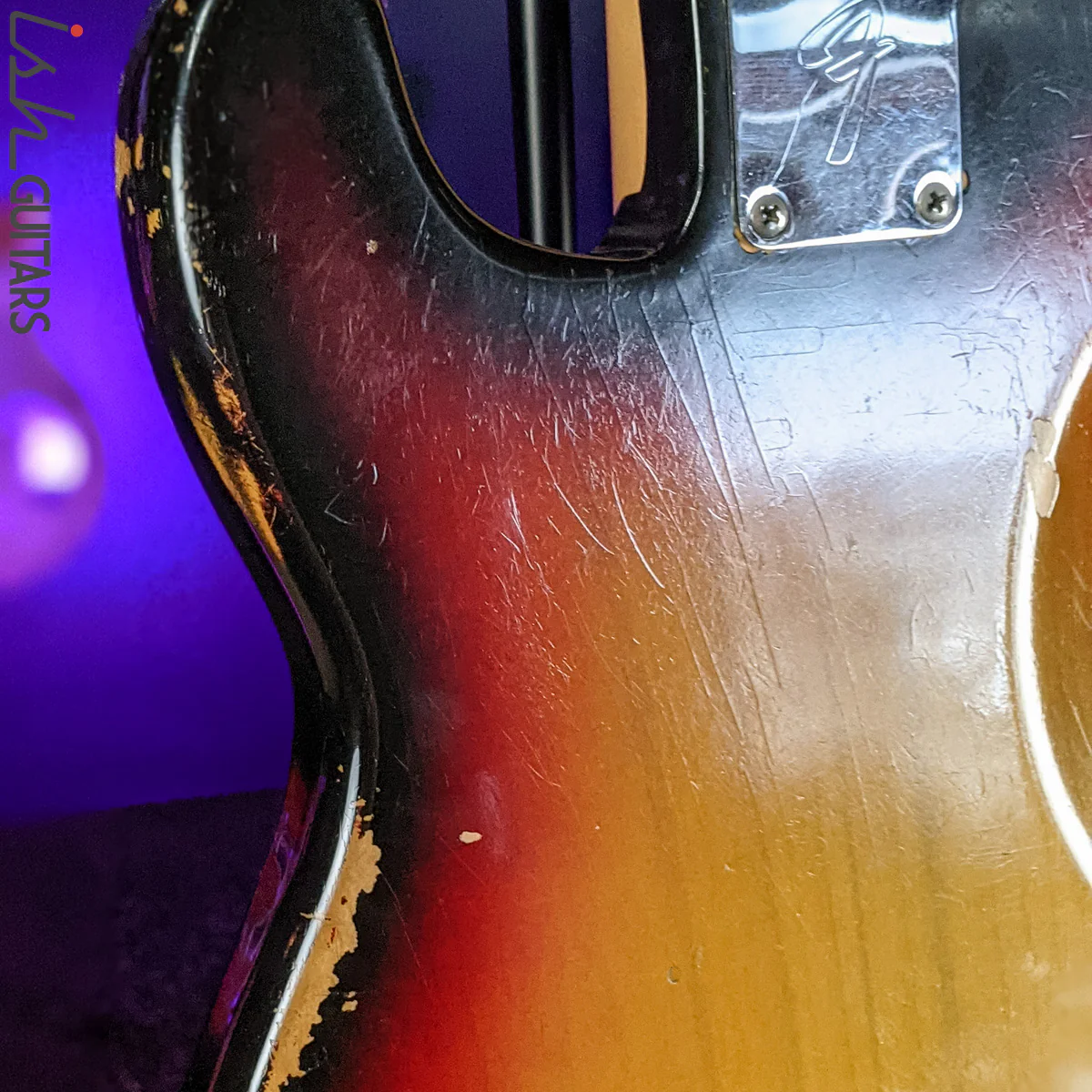 1973-74 Fender Precision Bass Sunburst w/ New Fender USA Neck - Image 7