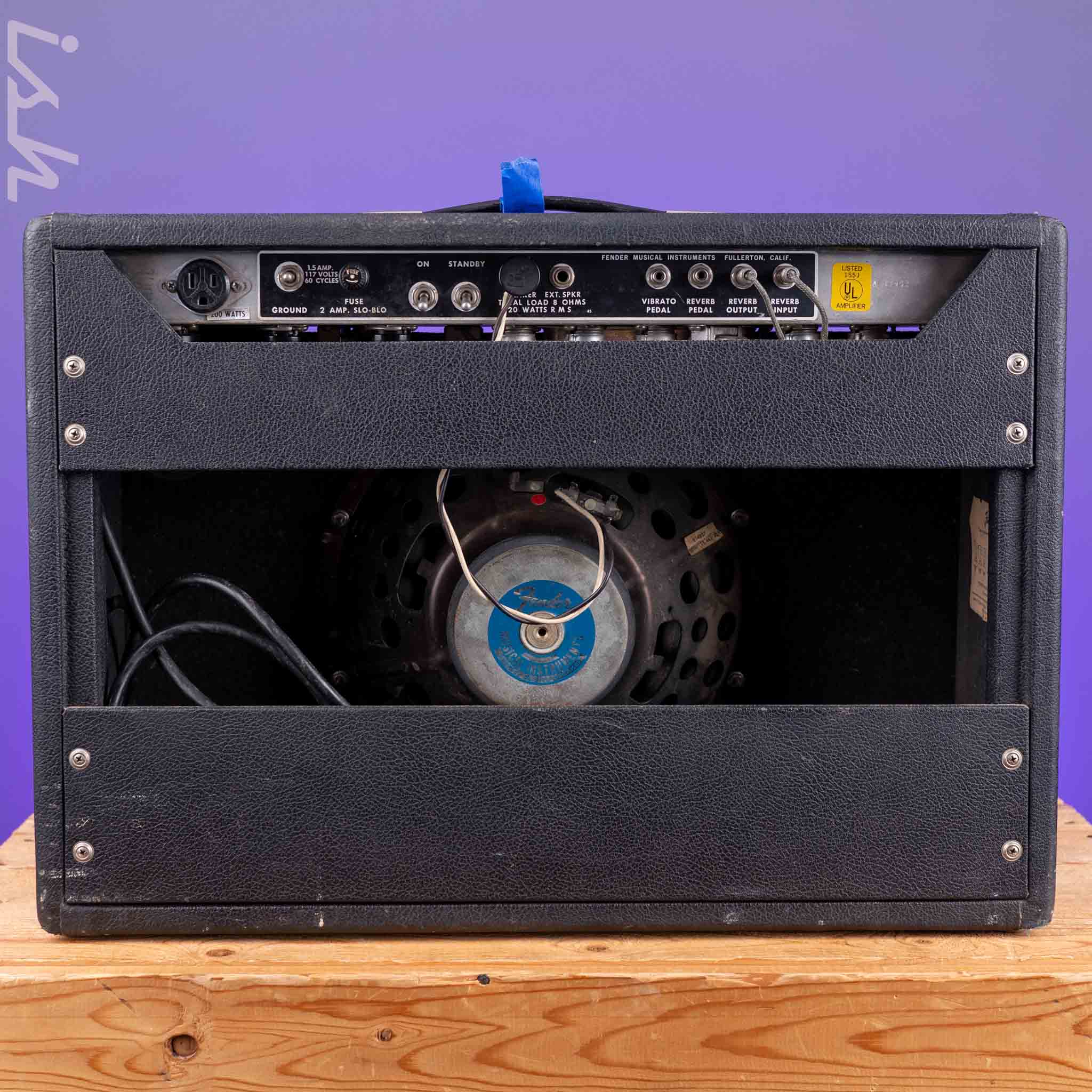 1973 Fender Deluxe Reverb Combo Amp - Image 6