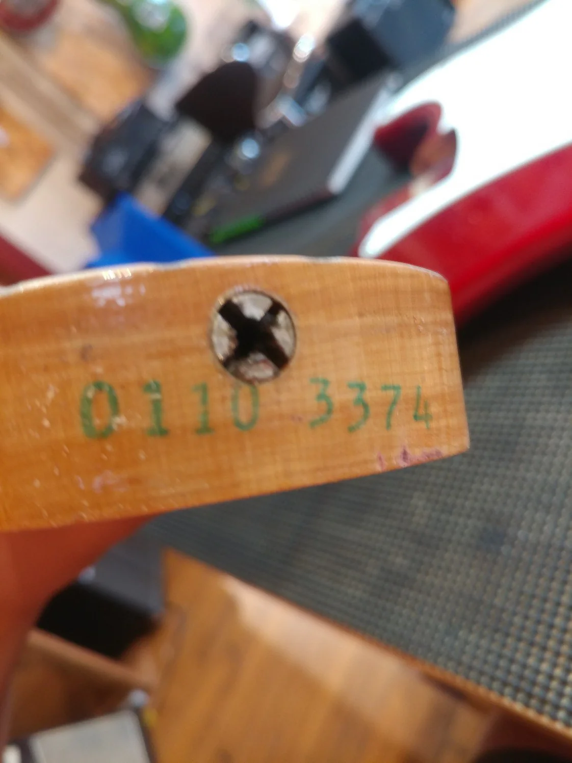1977-1978 Fender Fretless P-Bass 2004 Body Candy Apple Red - Image 21