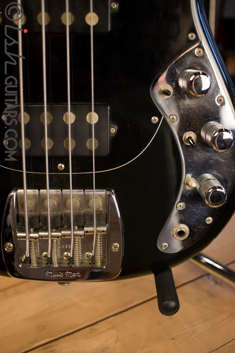1978 Musicman Sabre Fretless HH Black with Case #45 - Image 4