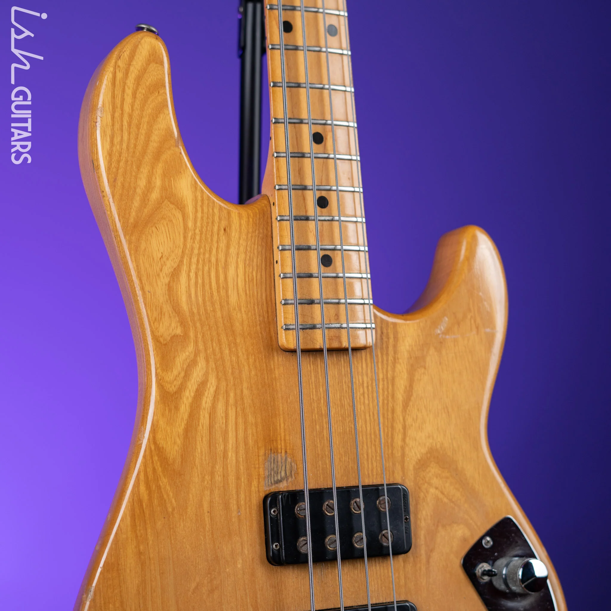 1981 G&L L-2000E Bass Series Natural - Image 3