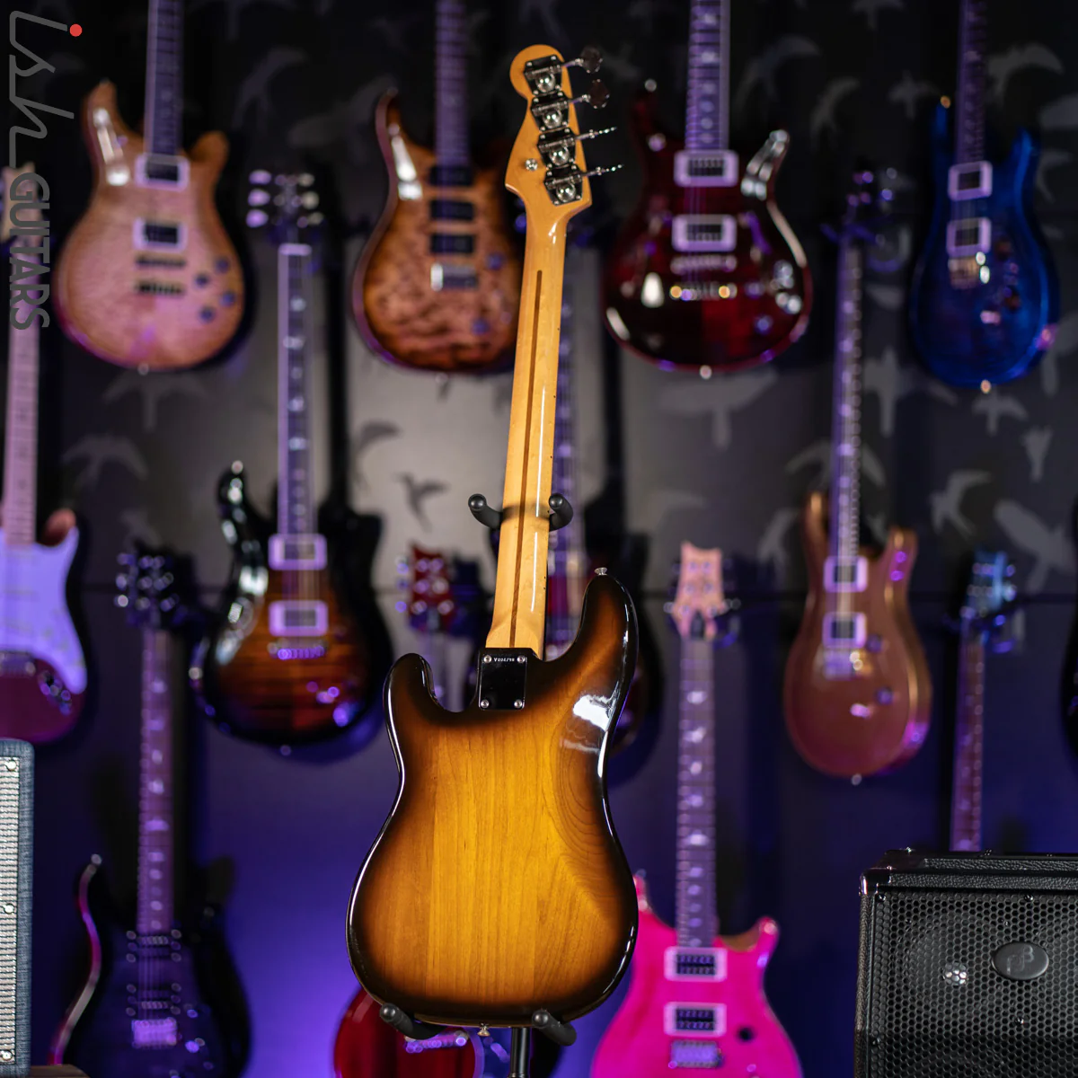 1982 Fender '57 Reissue Precision Sunburst - Image 7