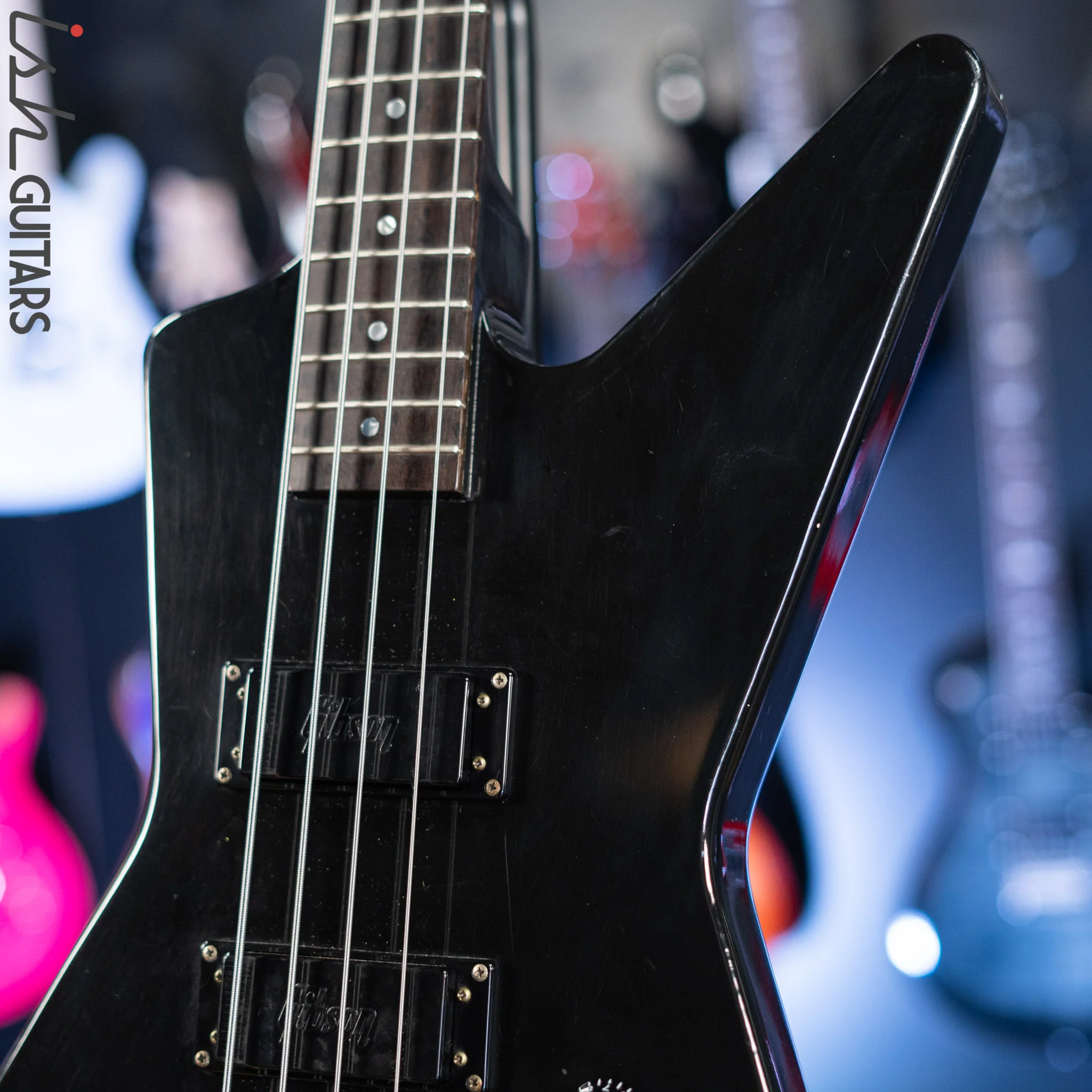 1986 Gibson Explorer Bass Black - Image 3