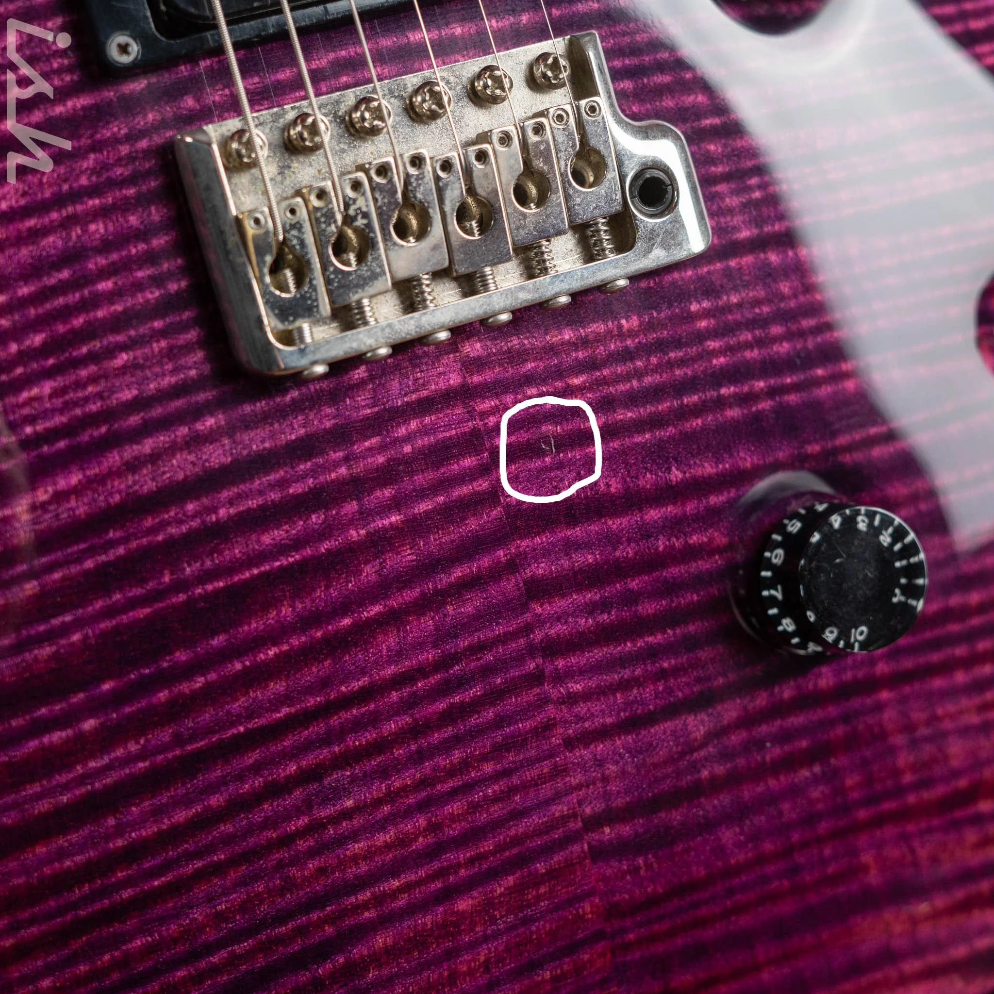 1986 PRS Custom 24 Signature Series #8 Violet - Image 6