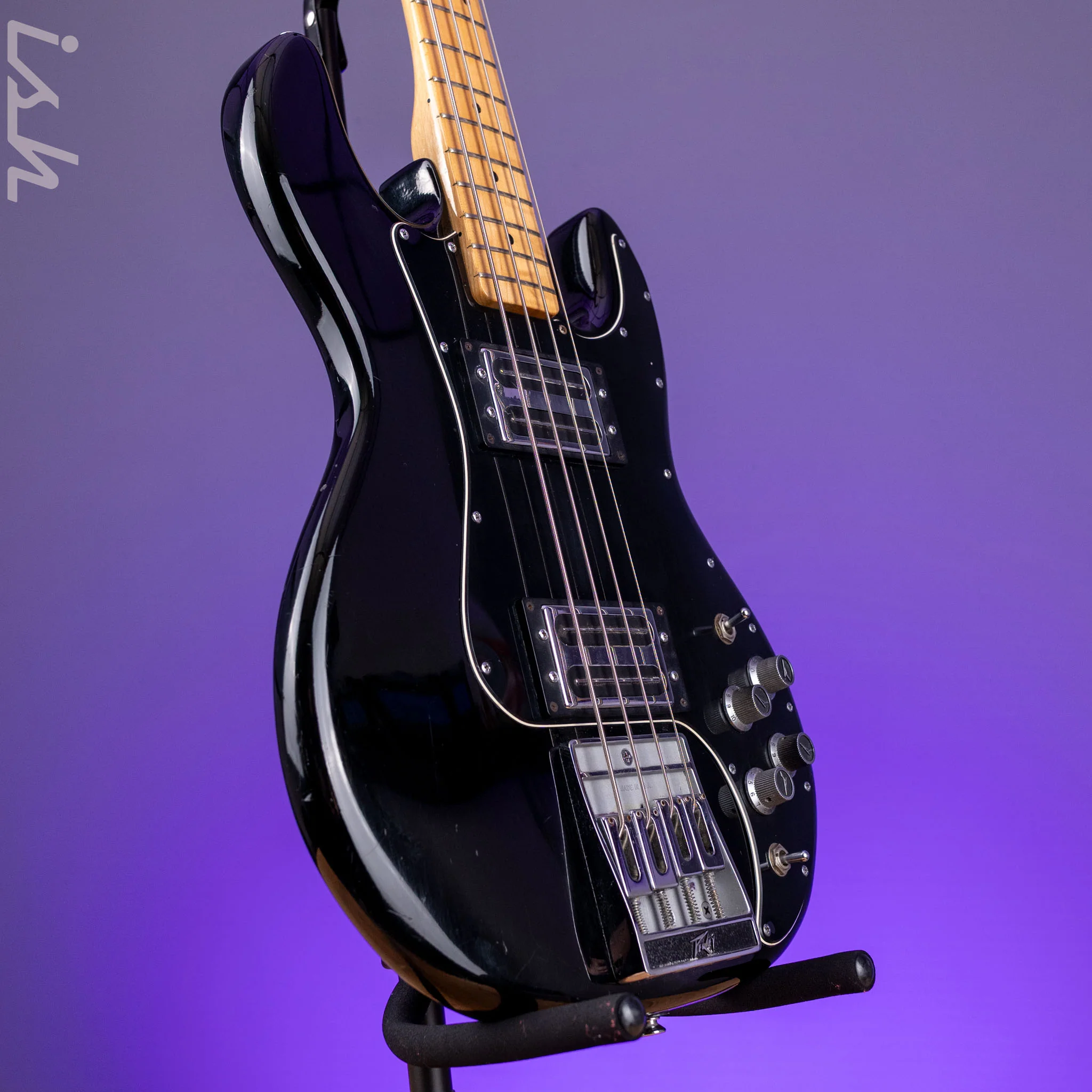1987 Peavey T-40 Bass Guitar Black *As-Is* - Image 3