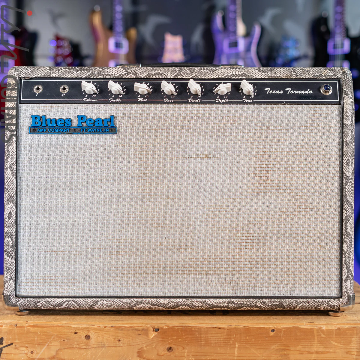 1998 Blues Pearl Texas Tornado 1x12 Combo Snakeskin