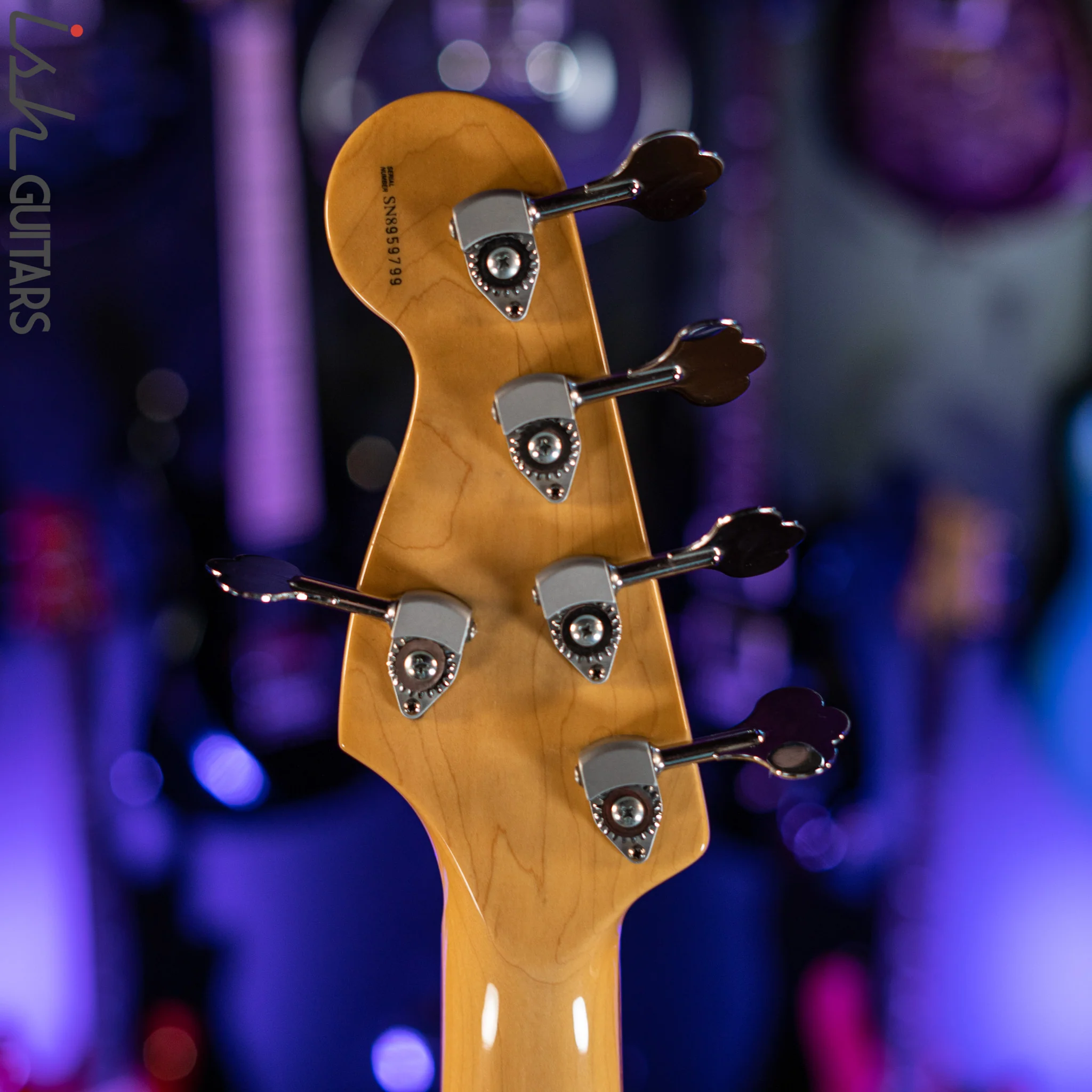 1998 Fender Roscoe Beck V Signature Bass Sunburst - Image 12