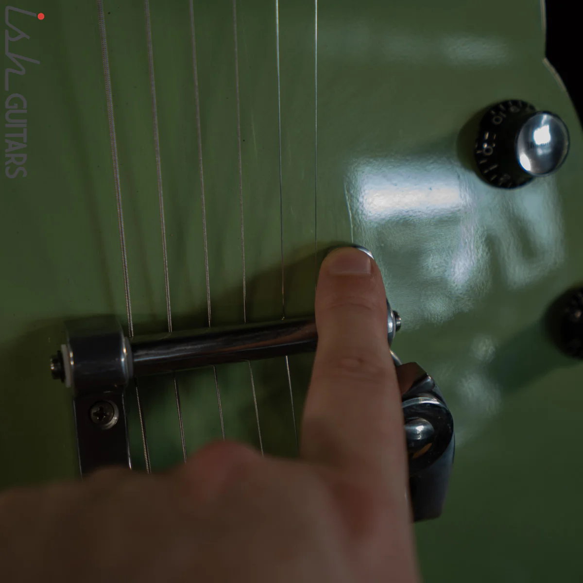 1998 Gibson ES-135 Willow Green Custom Color - Image 17
