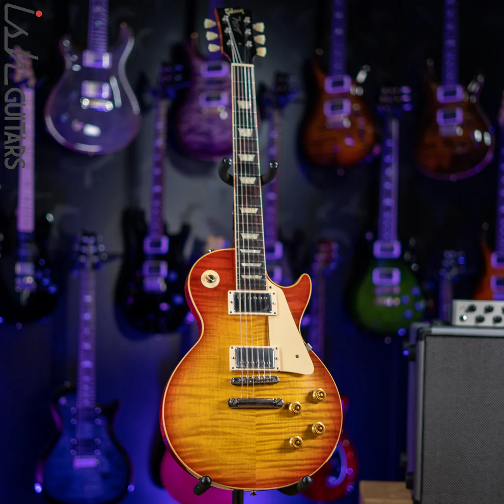 2019 Gibson Custom 60th Anniversary Les Paul '59 Reissue Cherry Sunburst - Image 2