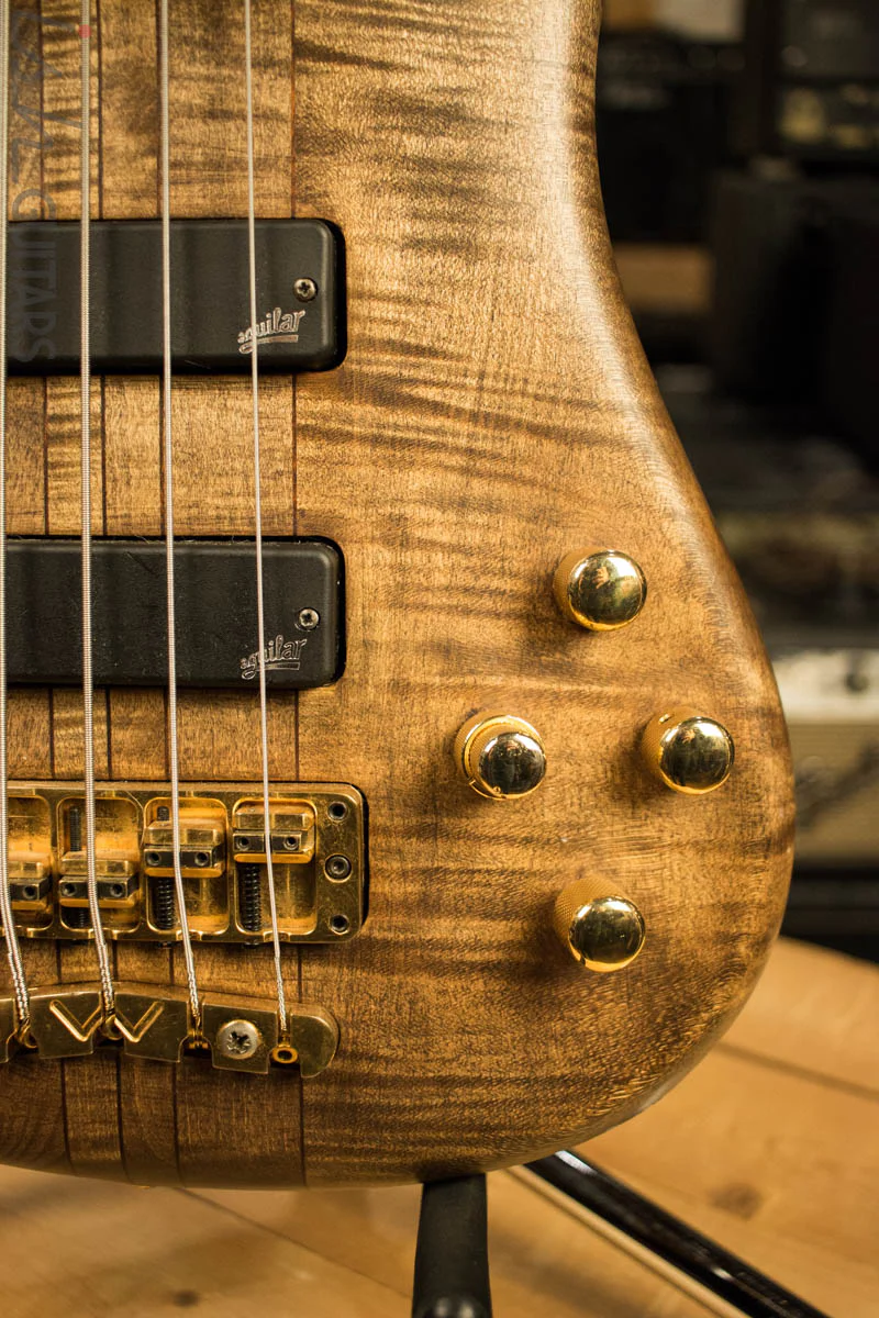 1999 Warwick Streamer Stage I 5 String Broadneck Bass - Image 4