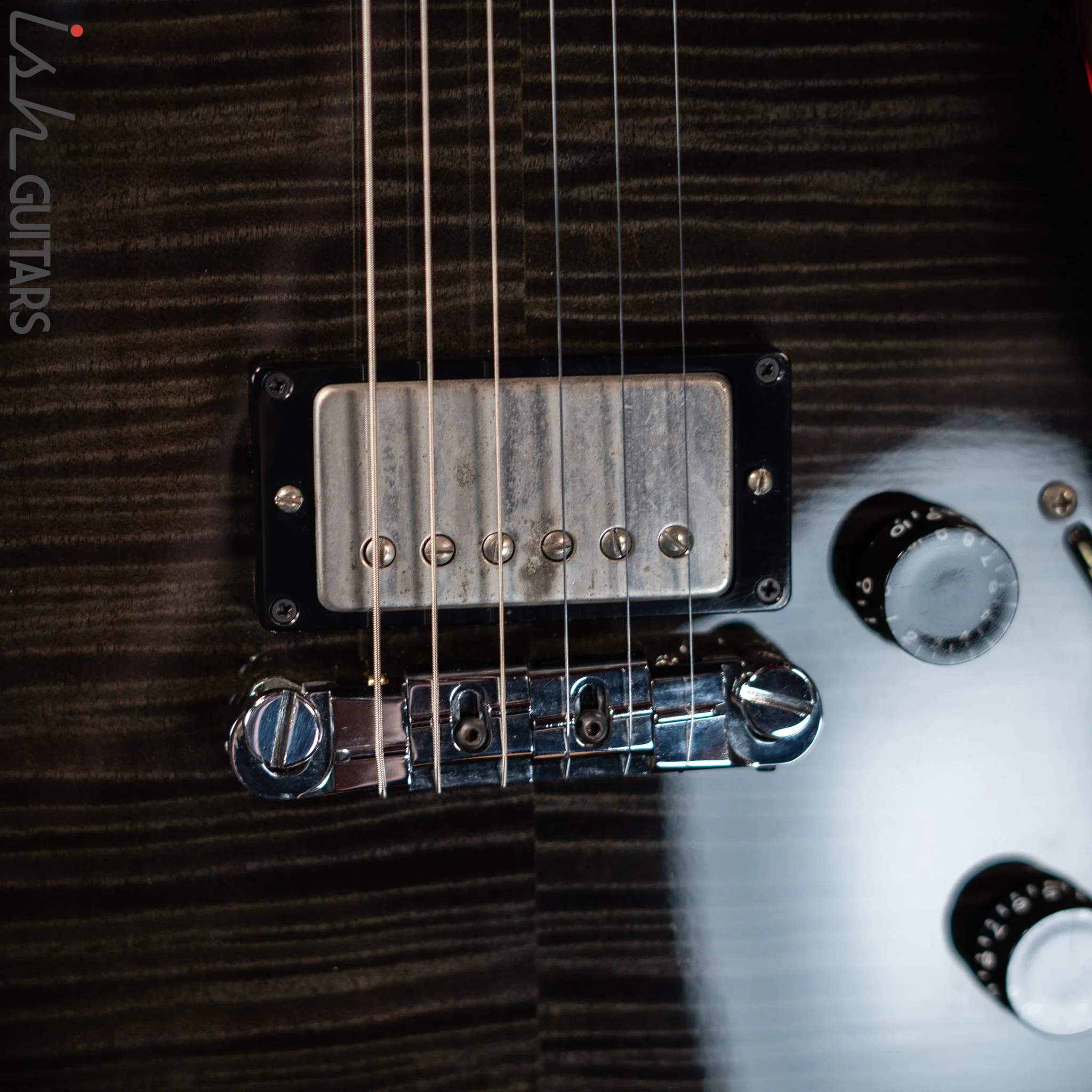 2003 Spector Arc 6 Bolt On Prototype #3 Electric Guitar Trans Black Owned by Stuart Spector - Image 6
