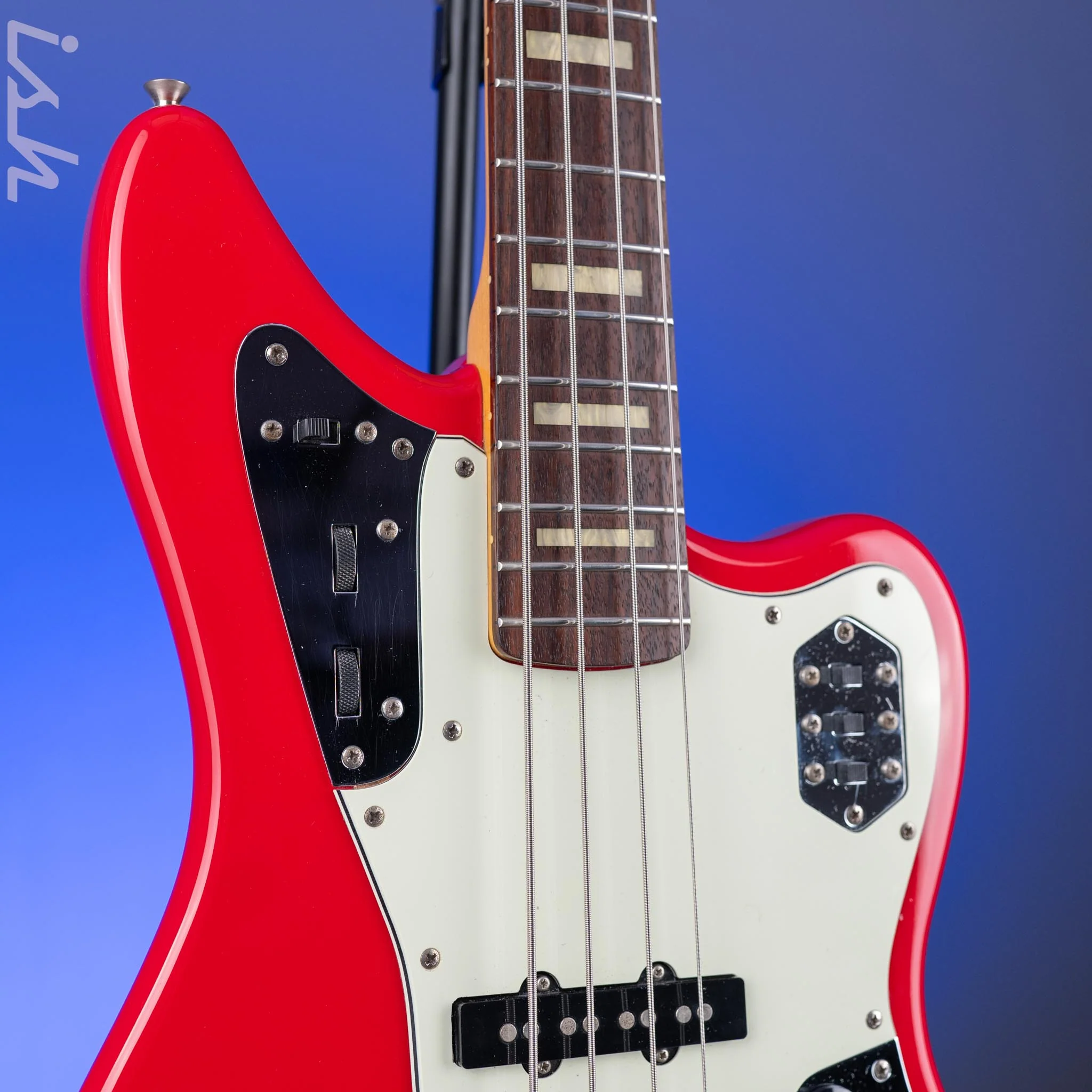 2007 Fender Jaguar Bass MIJ CIJ Japan Candy Apple Red - Image 3