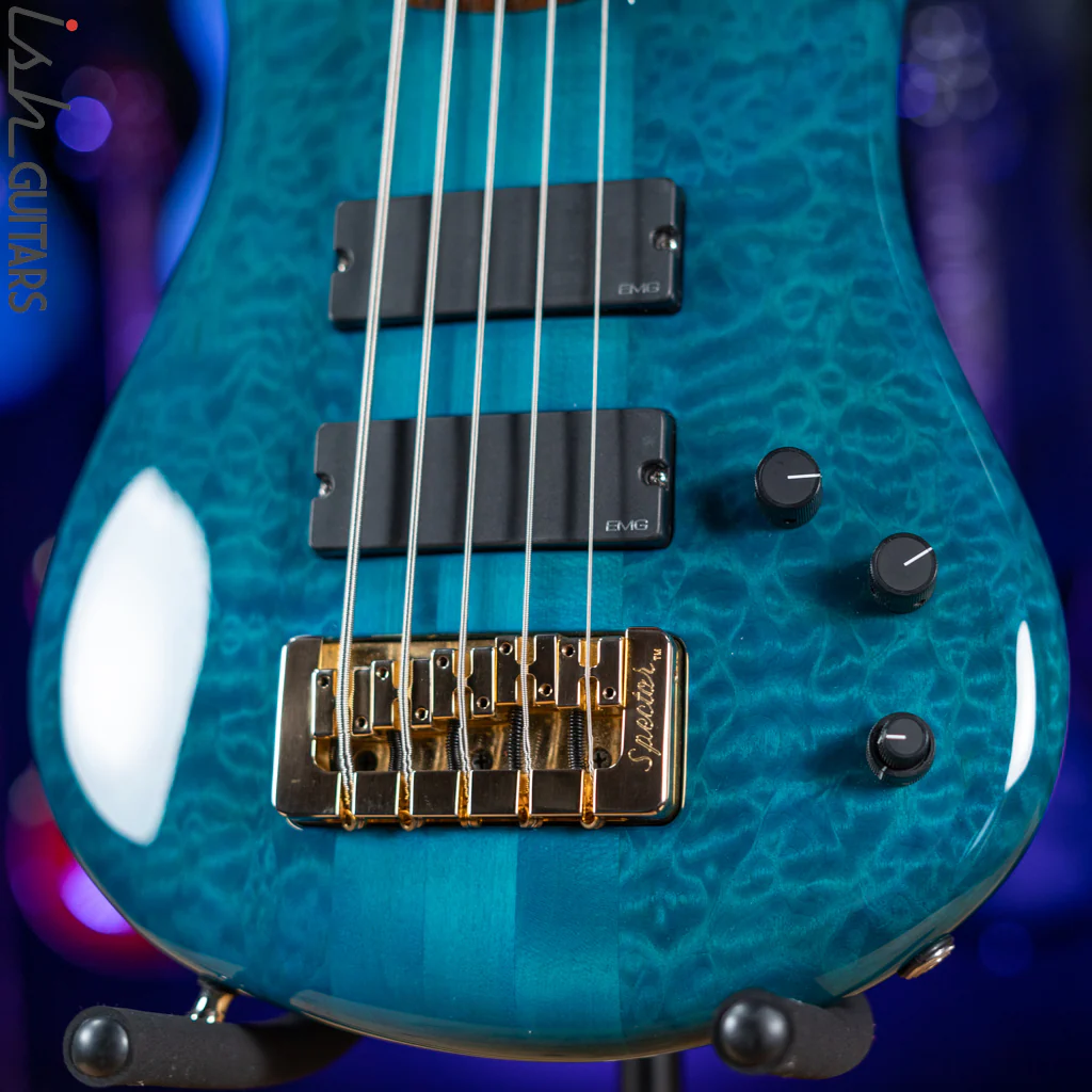 2009 Spector USA NS-5XL Peacock Blue - Image 4