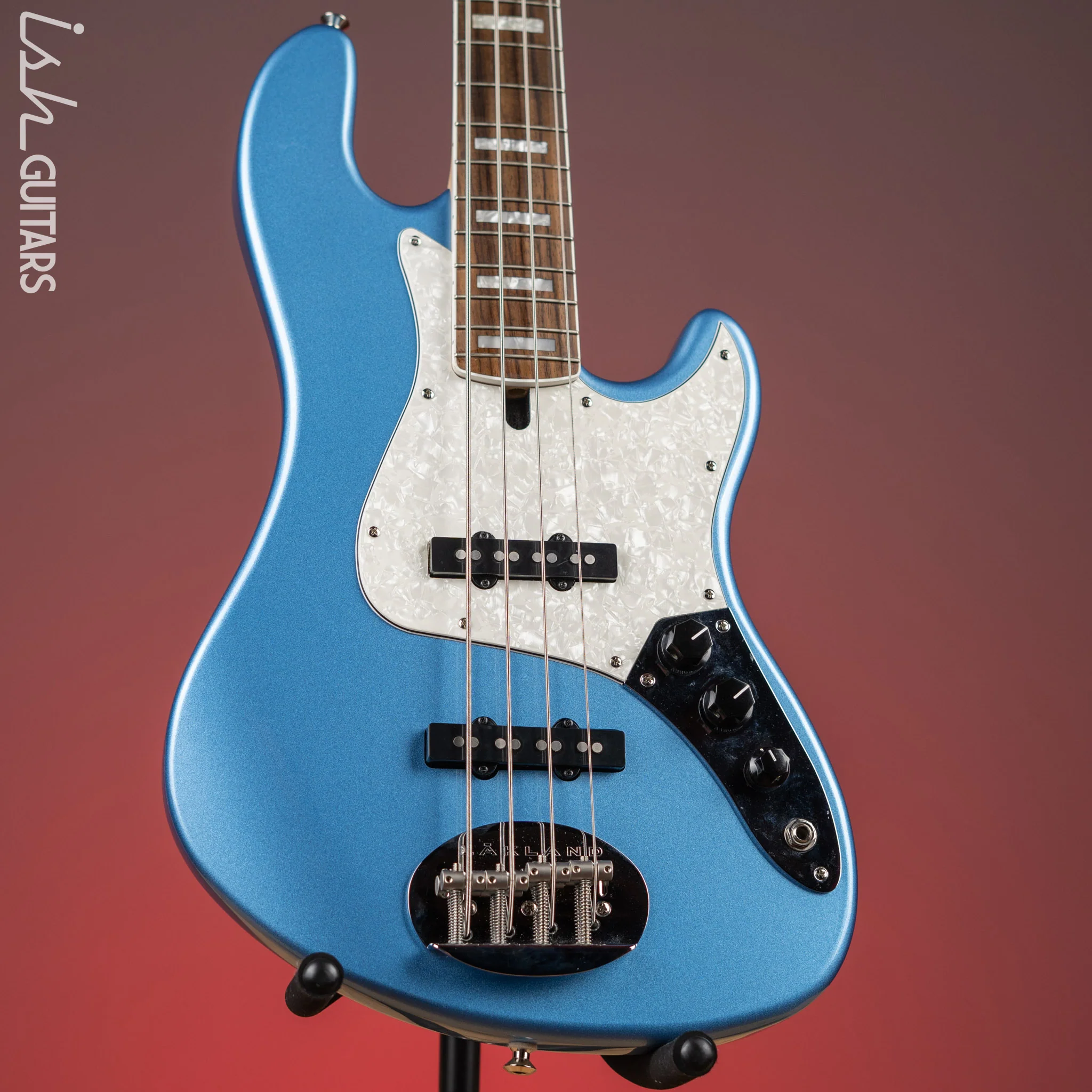 2010’s Lakland Skyline Series DJ-4 Darryl Jones Lake Placid Blue