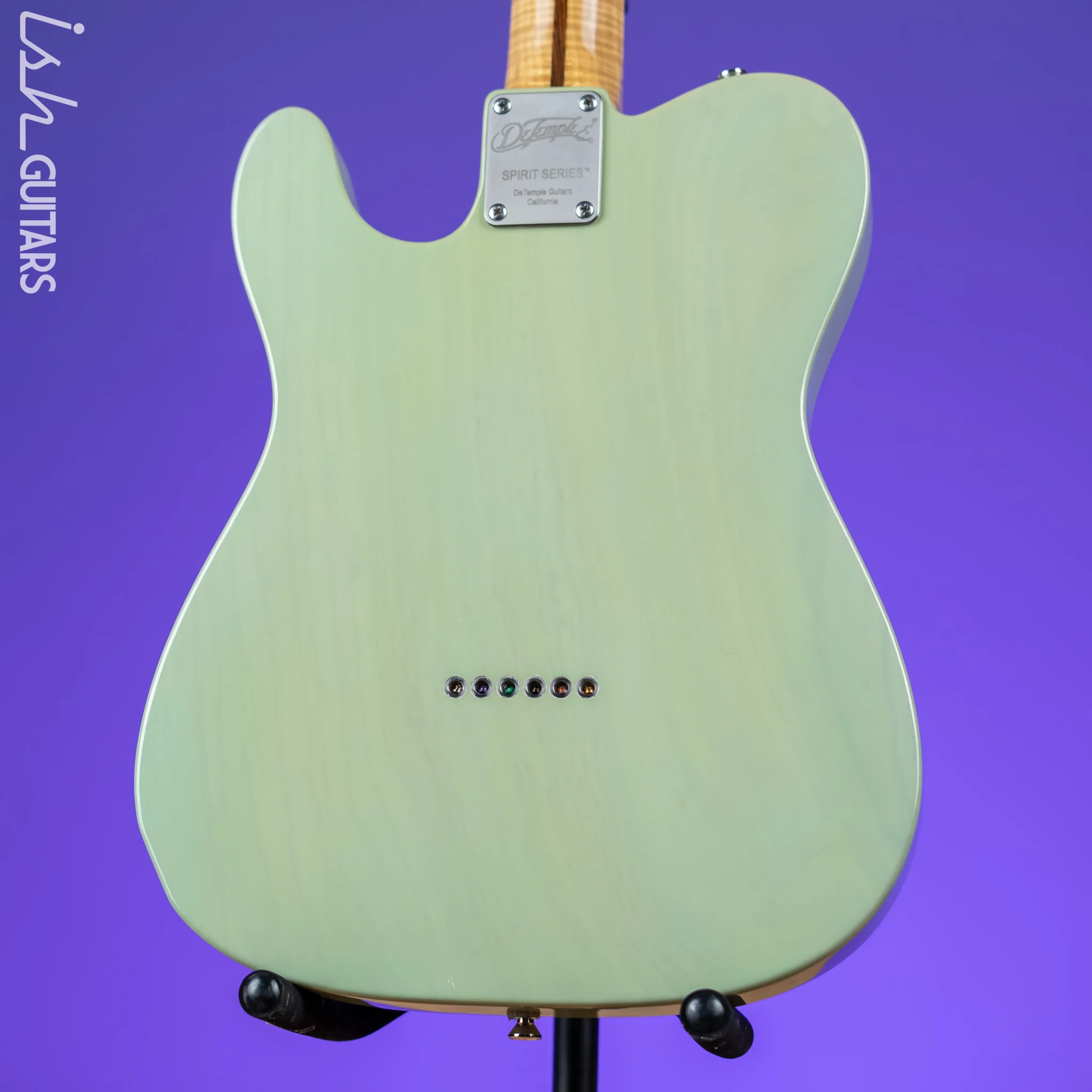 2011 DeTemple Guitars Spirit Series Tele Seafoam Green - Image 10