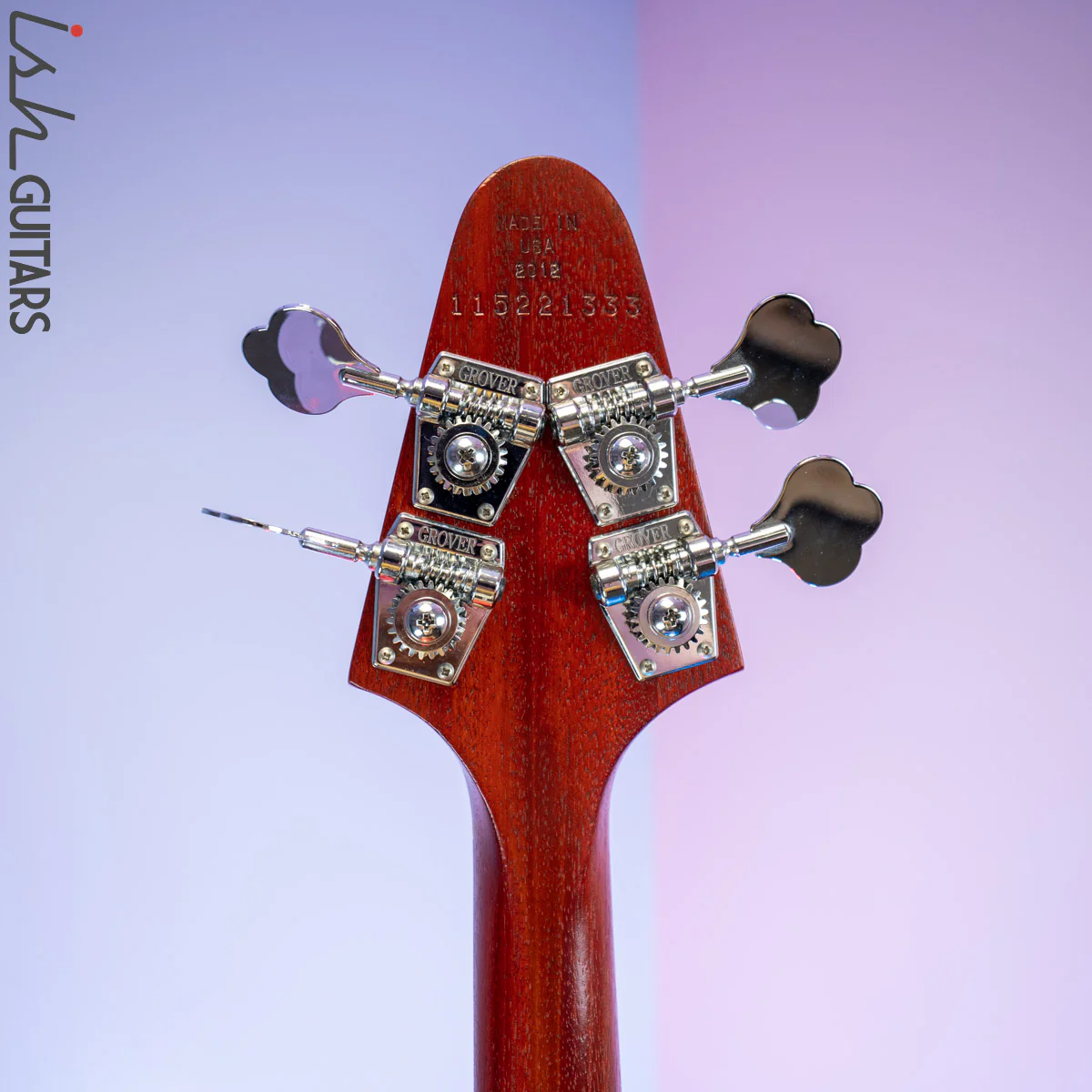 2012 Gibson Shortscale Flying V Bass Cherry - Image 10