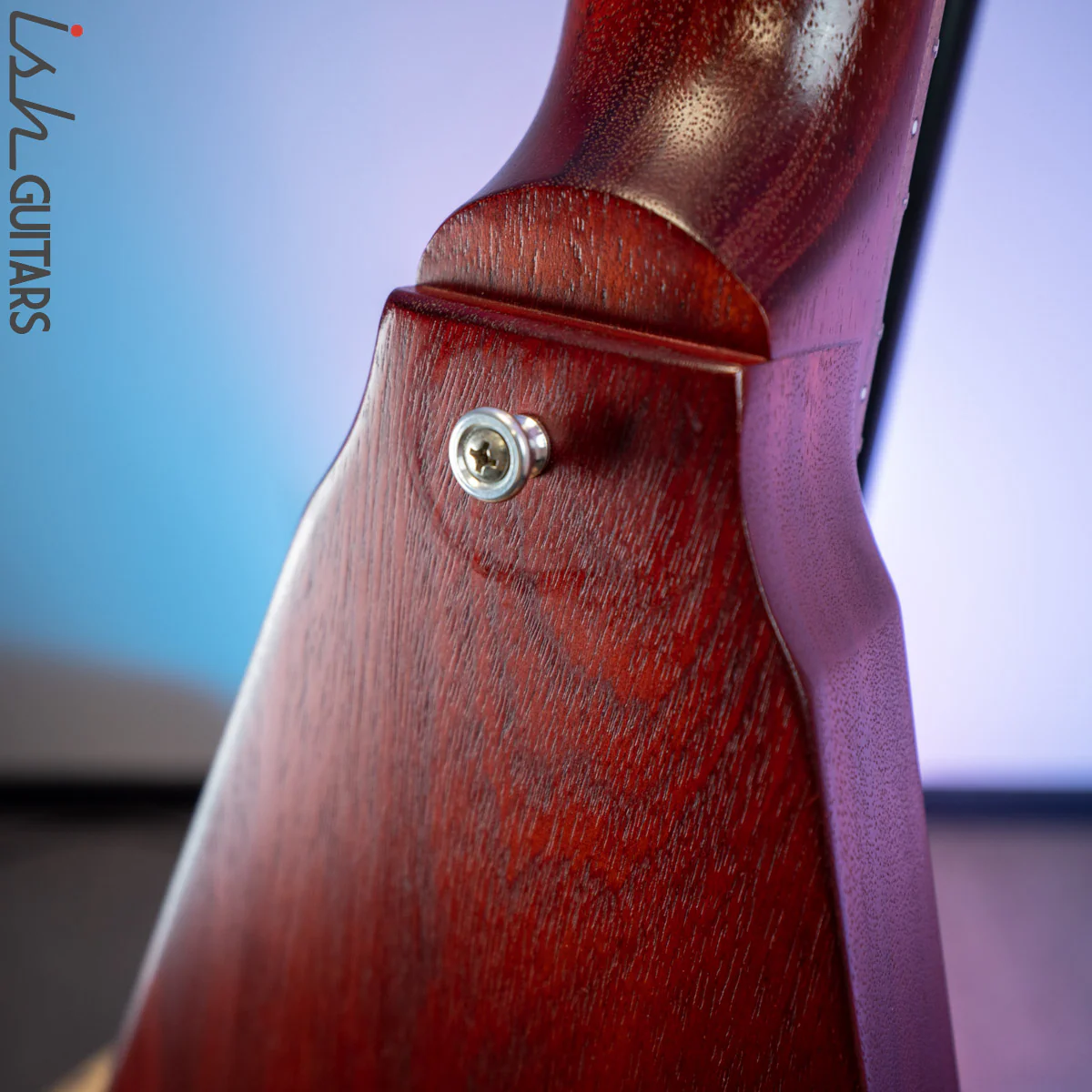 2012 Gibson Shortscale Flying V Bass Cherry - Image 11