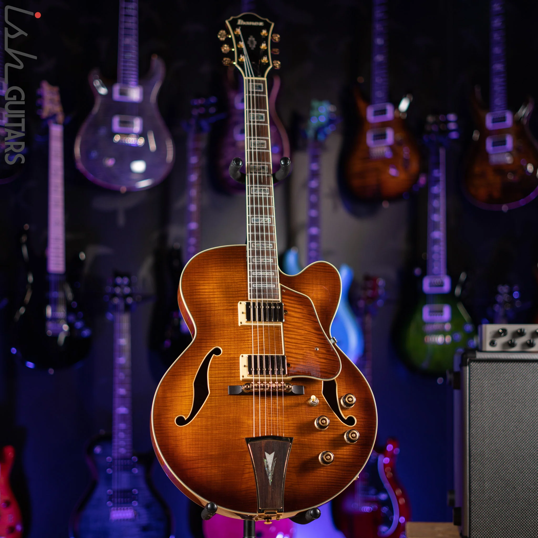 2012 Ibanez Artcore Series AF95 Violin Sunburst - Image 2