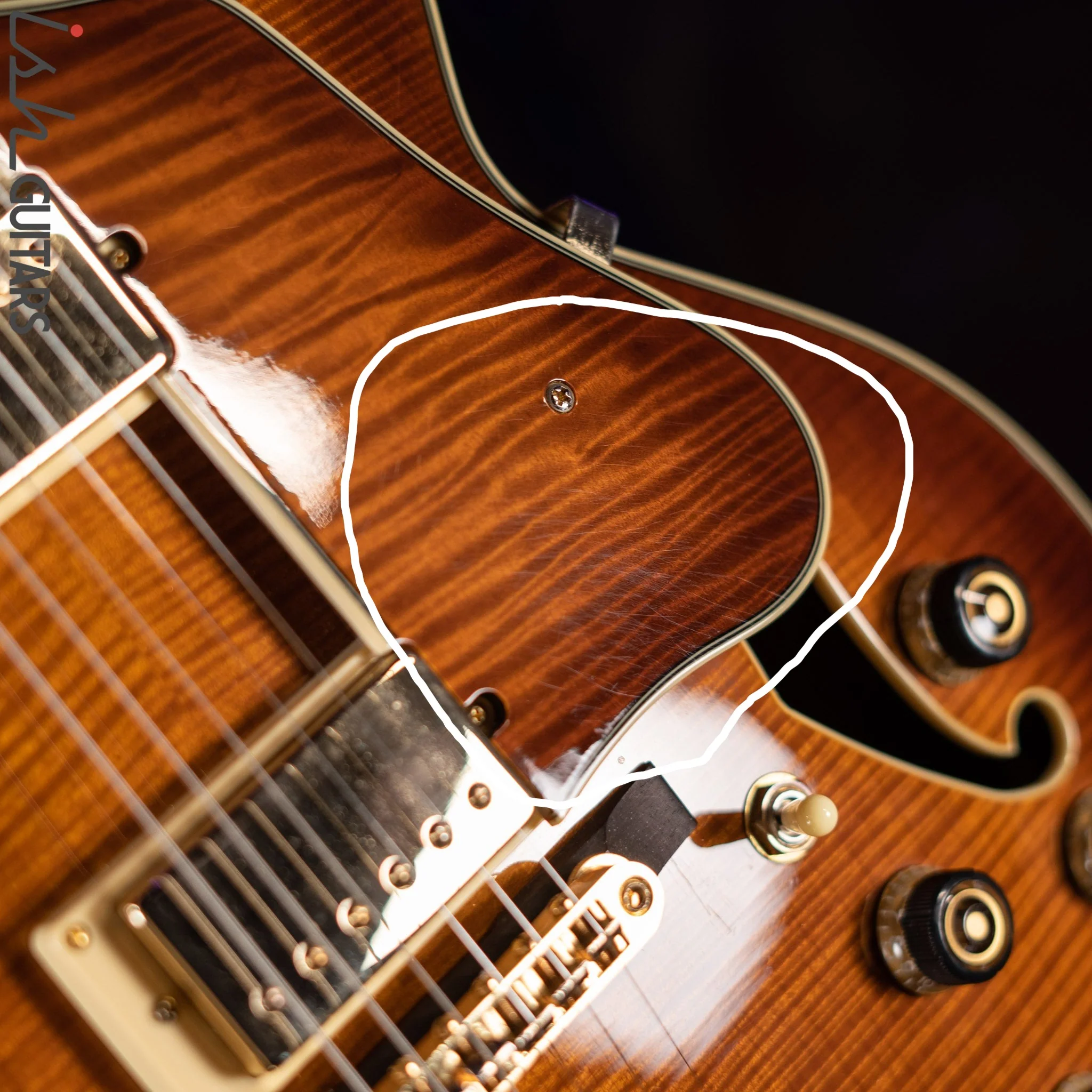 2012 Ibanez Artcore Series AF95 Violin Sunburst - Image 5