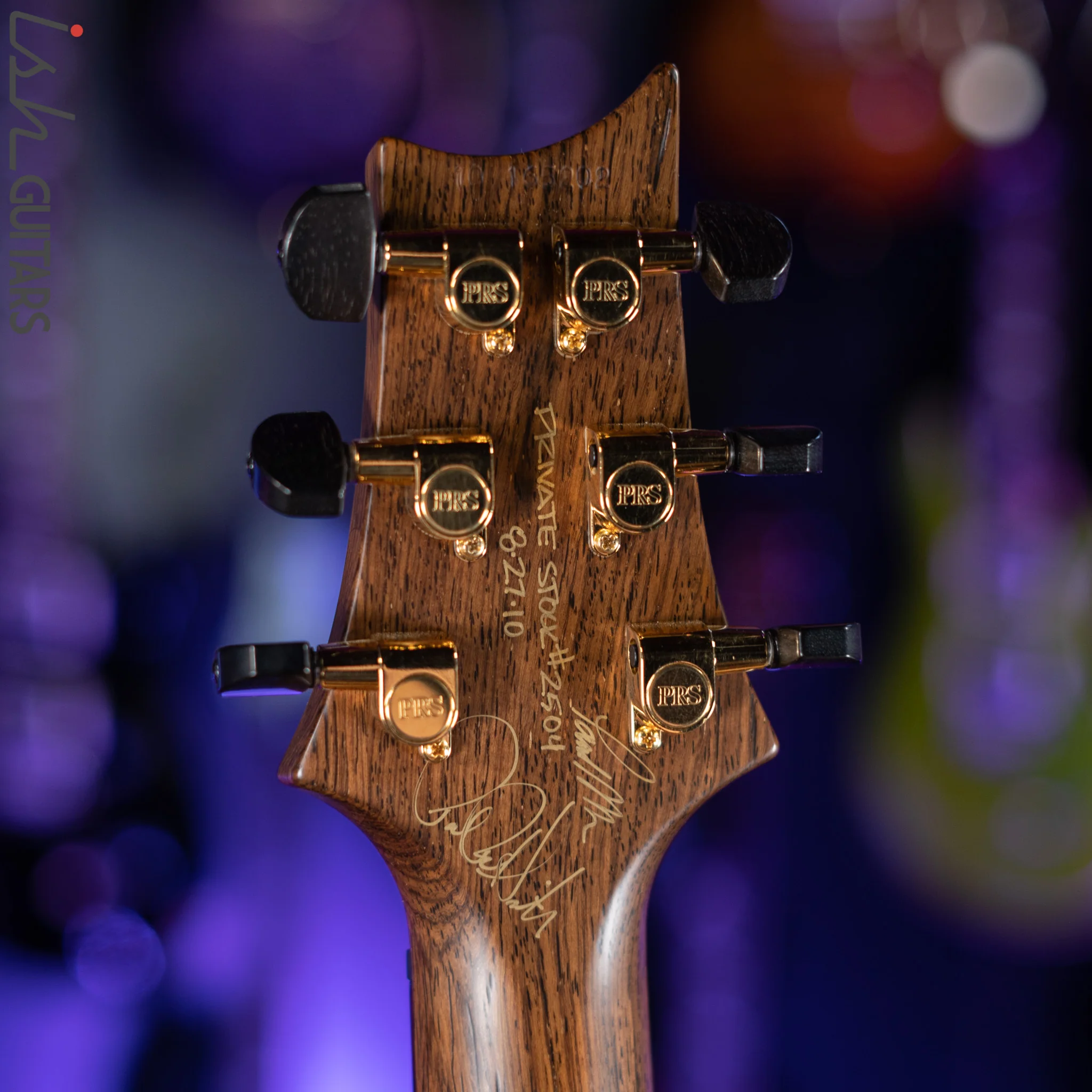 PRS Custom 22 Private Stock Tiger Eye Smoked Burst Birds On A Wire - Image 16