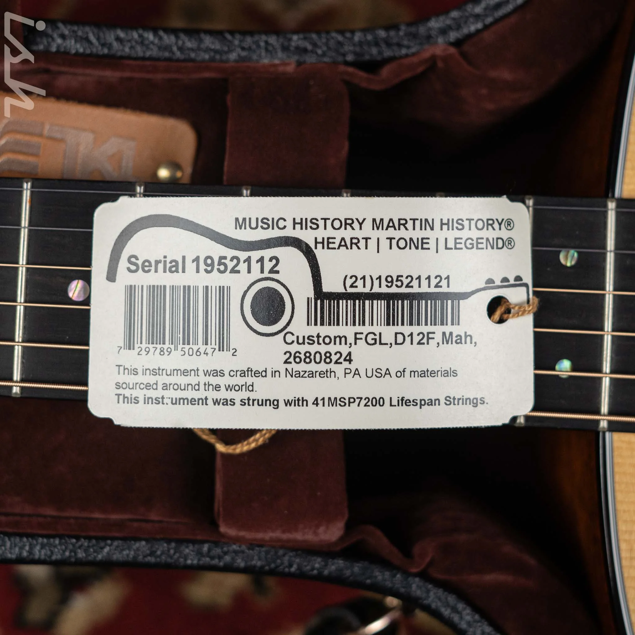 2014 Martin Custom Shop D-18 12 Fret Natural - Image 13