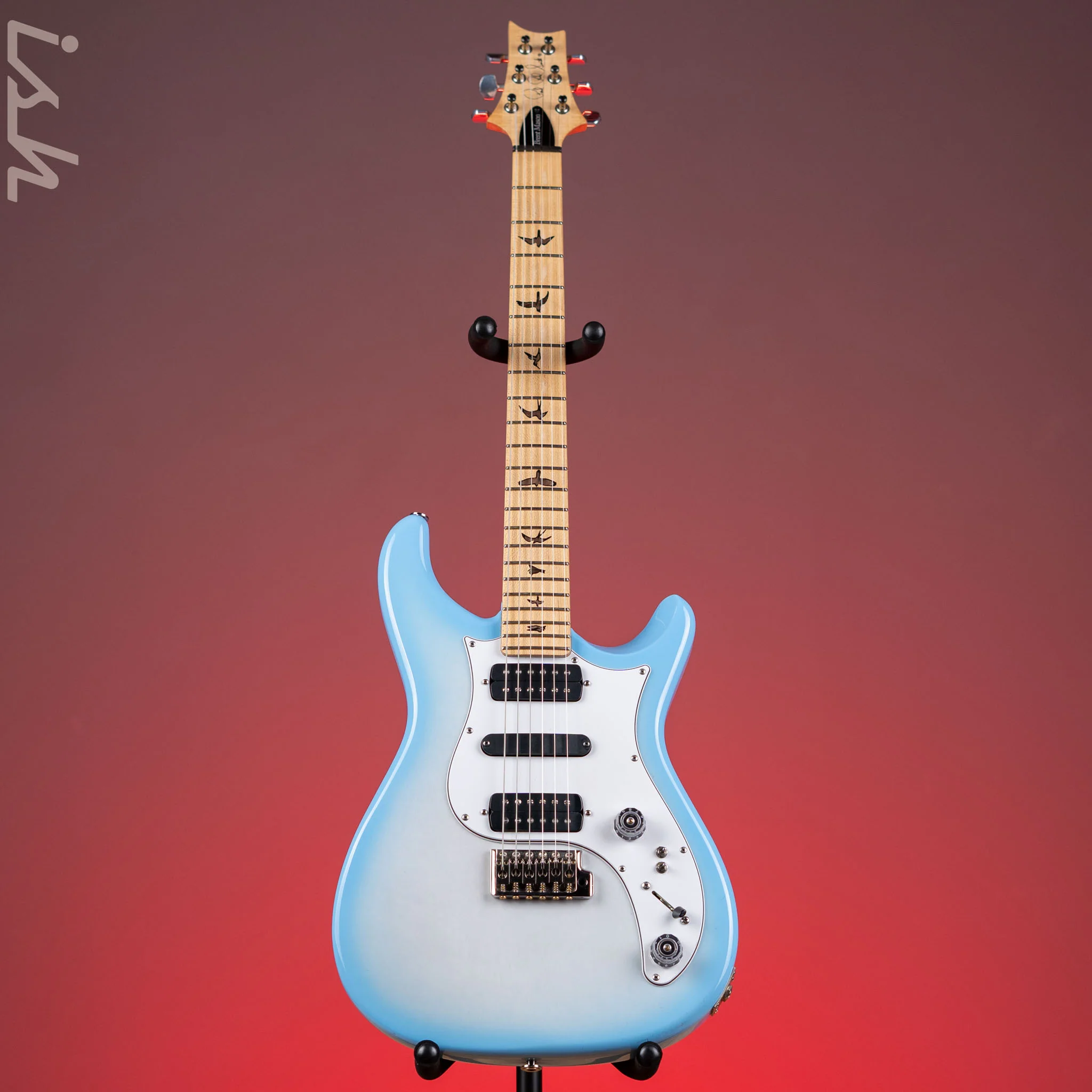 2014 PRS Brent Mason White Wash Blue Burst - Image 2