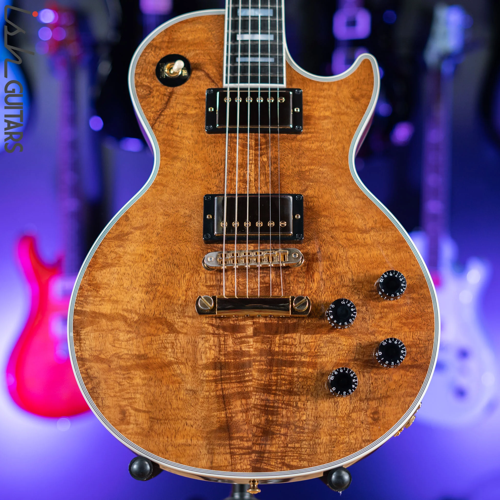 2015 Gibson Custom Shop Les Paul Natural Koa