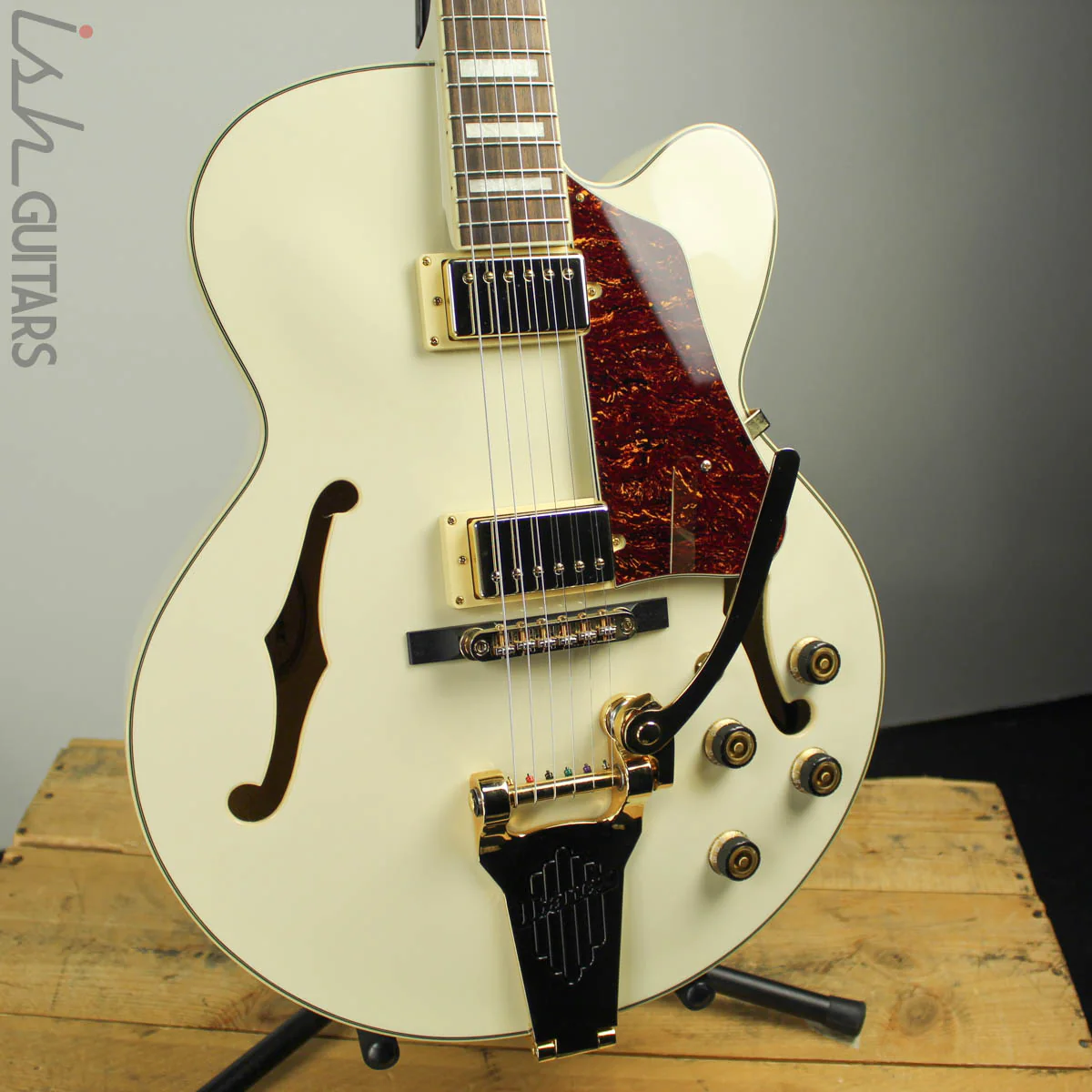 2015 Ibanez Artcore AF75TDG Hollowbody Ivory w/ Hardcase