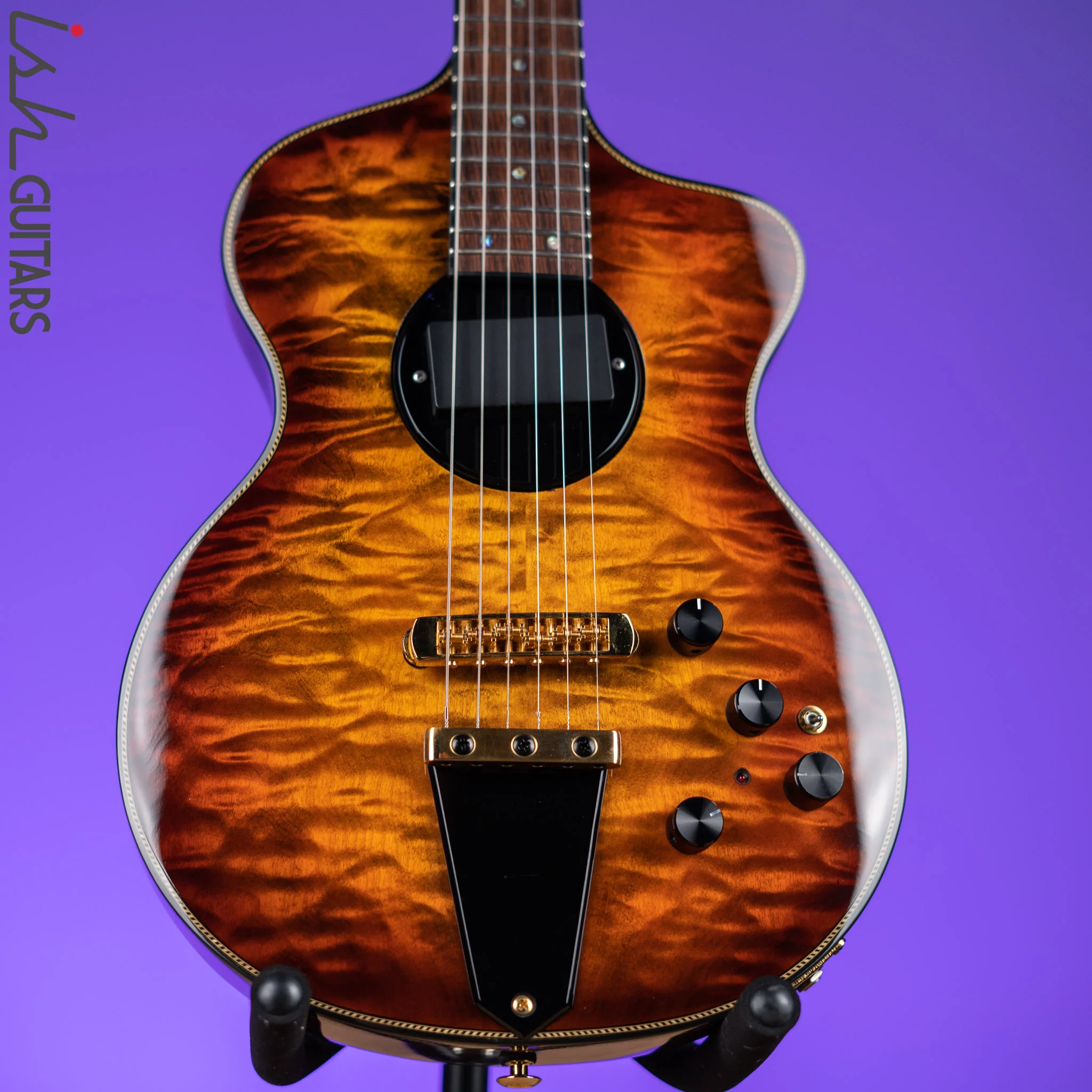 2015 Rick Turner Model 1 Quilted Maple Burst
