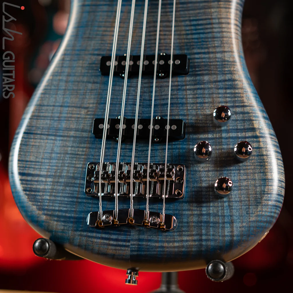 2015 Warwick Streamer LX Limited Edition Bleached Ocean Blue - Image 4