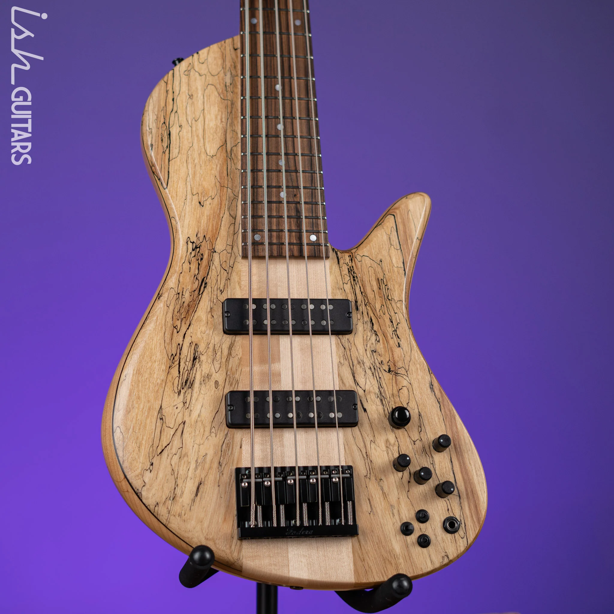 2016 Fodera Emperor II 5 Elite Neck Through Natural