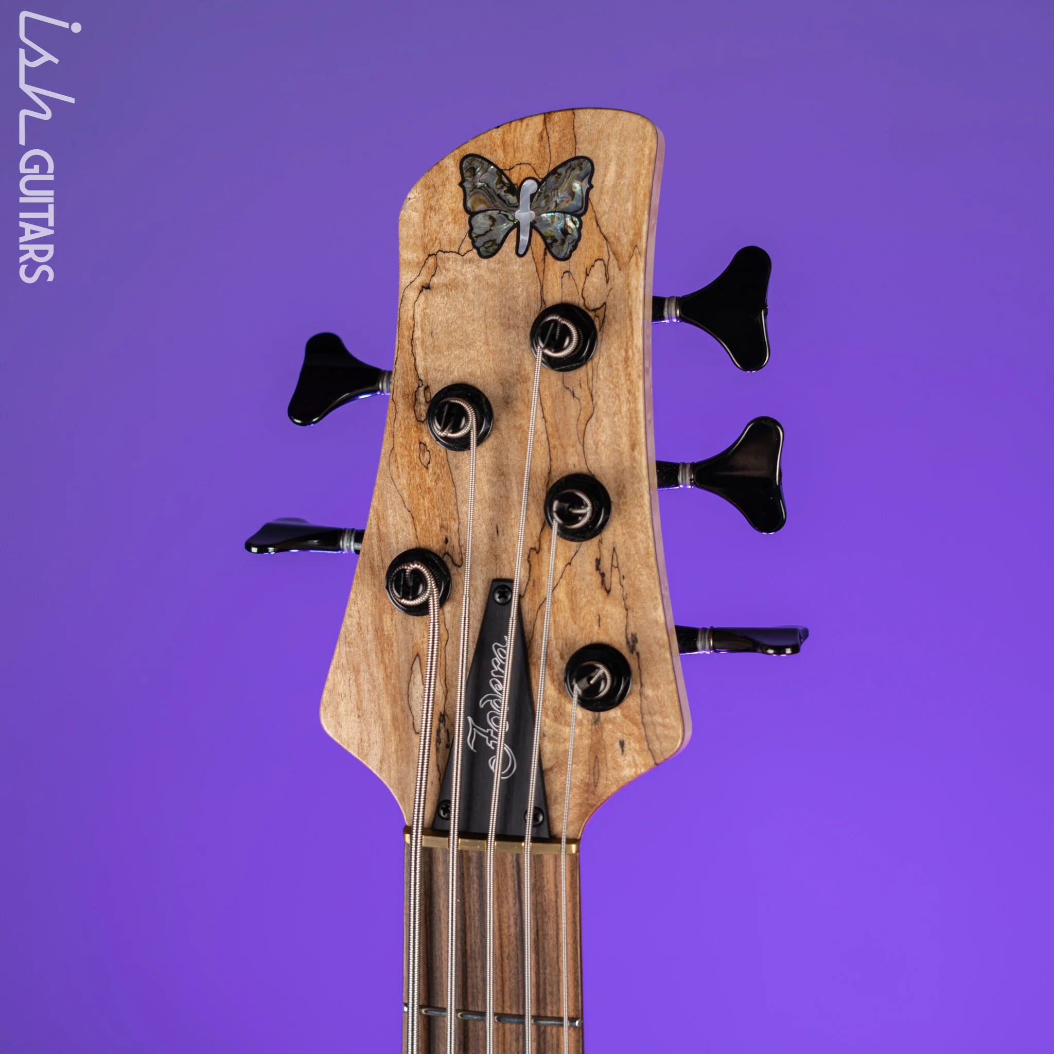 2016 Fodera Emperor II 5 Elite Neck Through Natural - Image 6