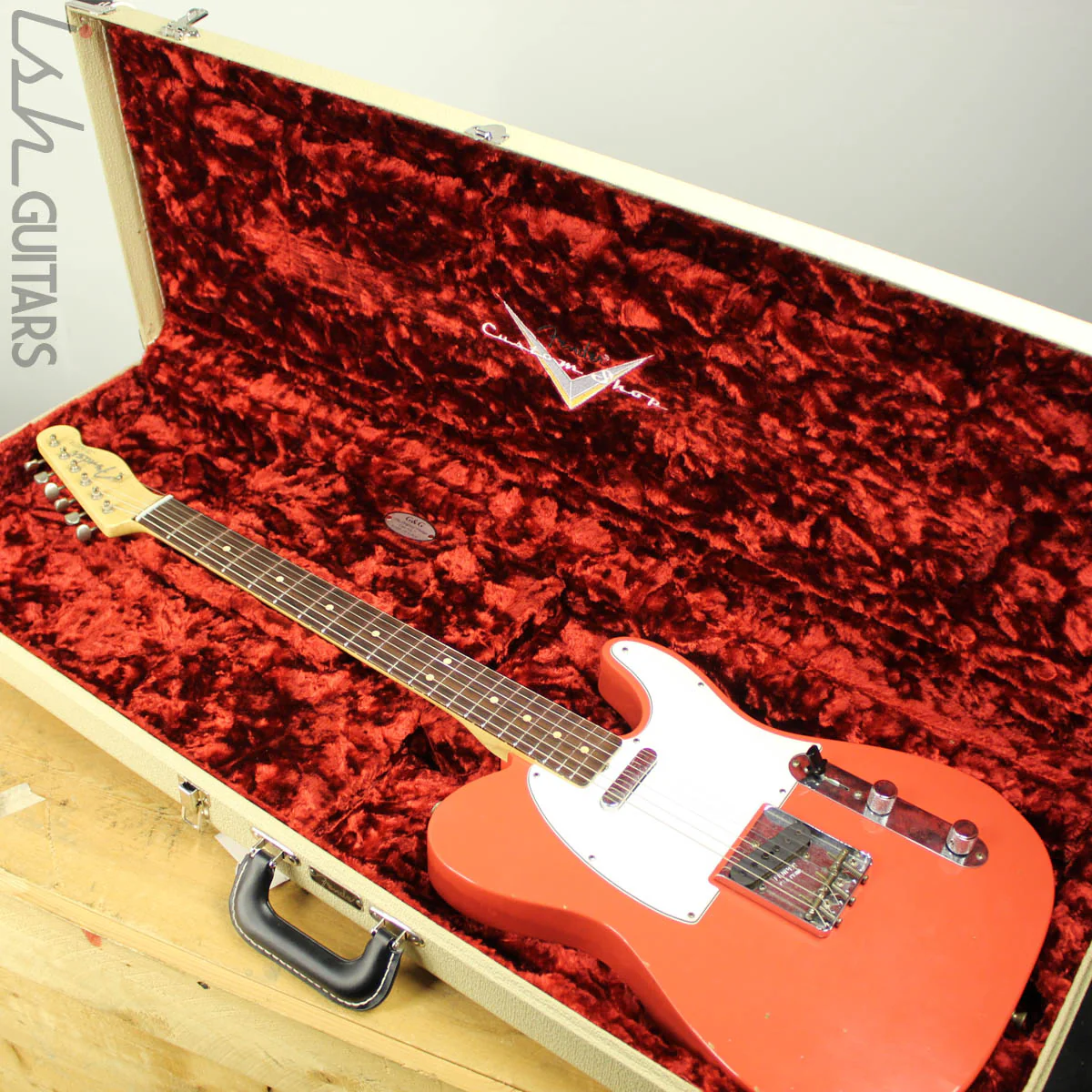 2018 Fender Custom Shop 1963 Telecaster Journeyman Fiesta Red Relic - Image 16