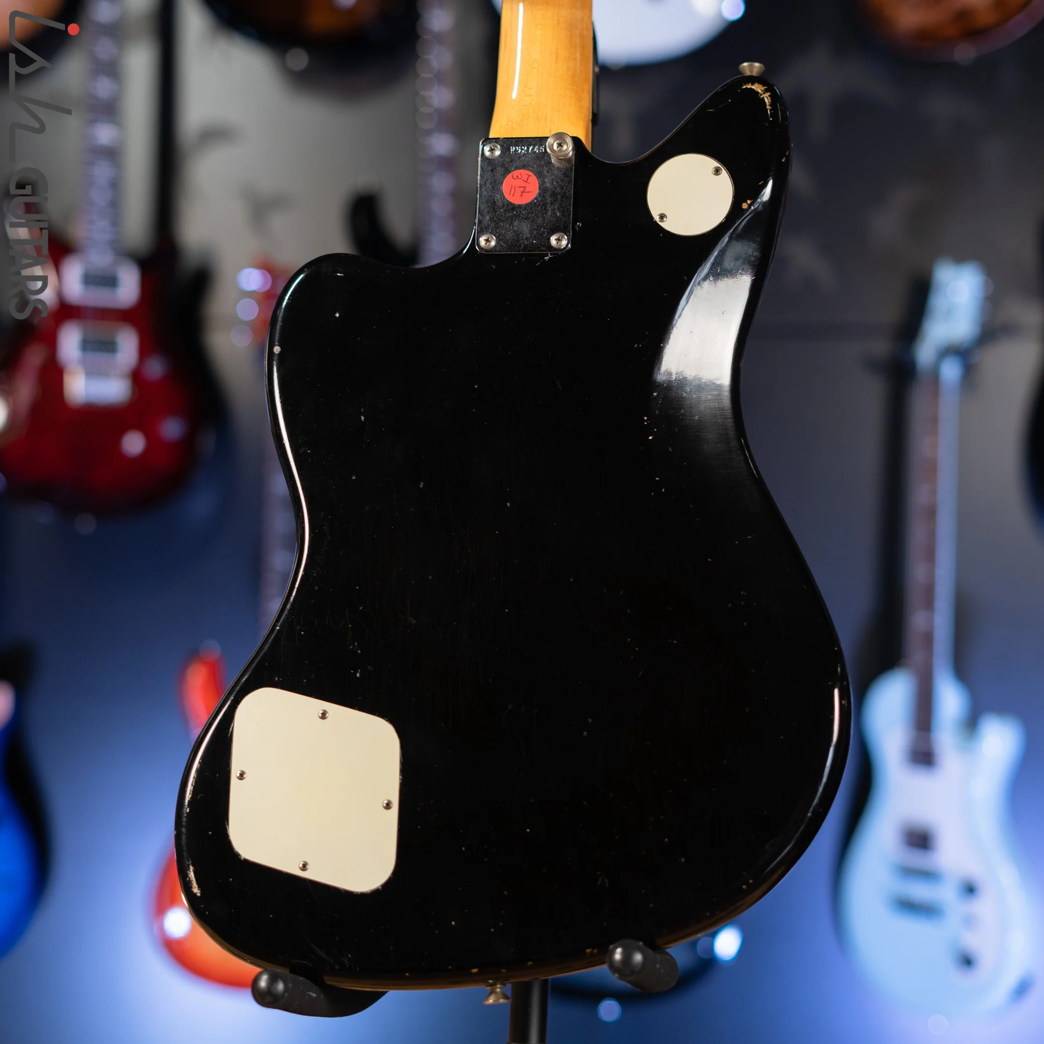 2018 Fender Tuxedo Jazzmaster Journeyman Special Edition NAMM Tuxedo Black - Image 11