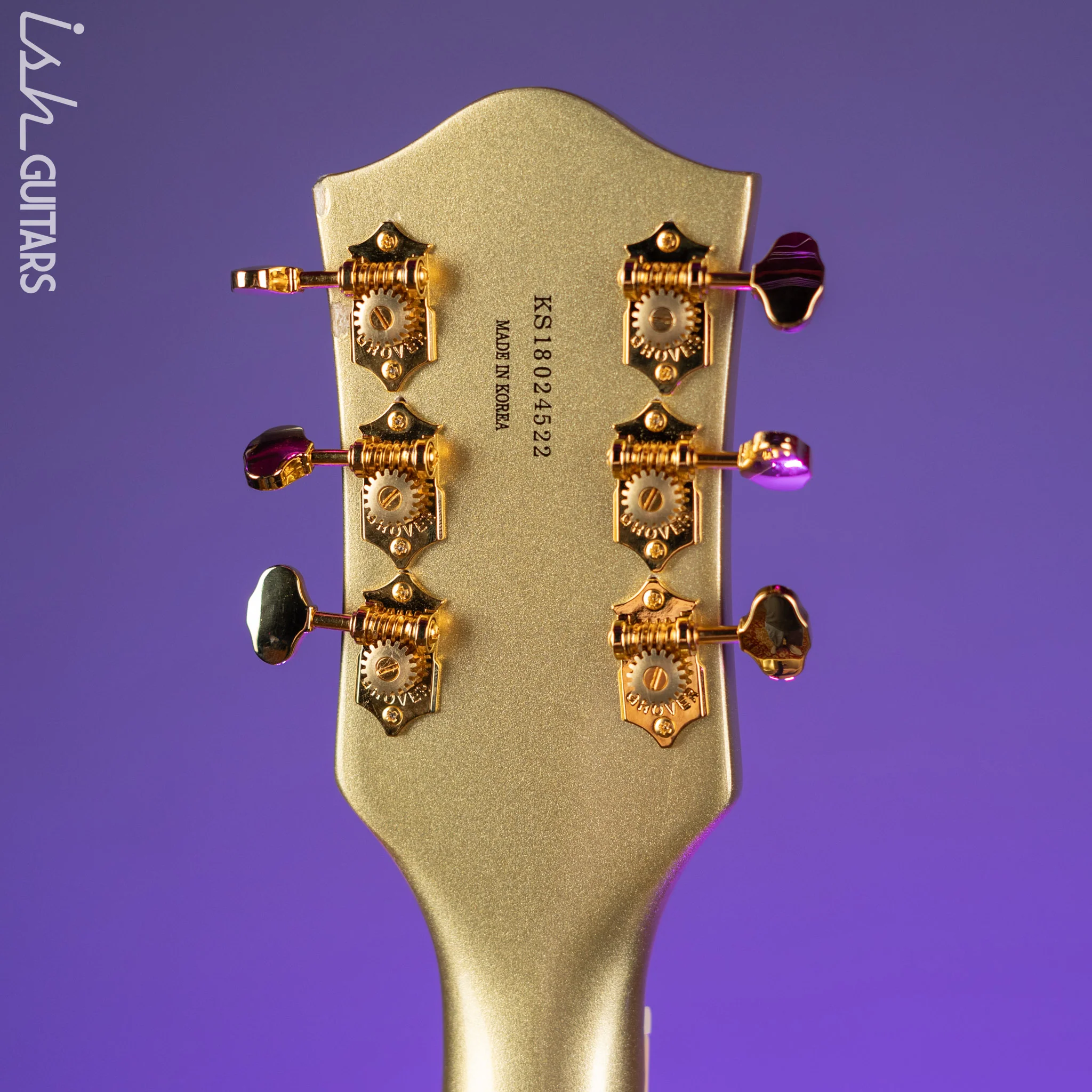 2018 Gretsch G420TG Electromatic 135th Anniversary LTD - Two Tone Dark Cherry Metallic on Casino Gold - Image 14