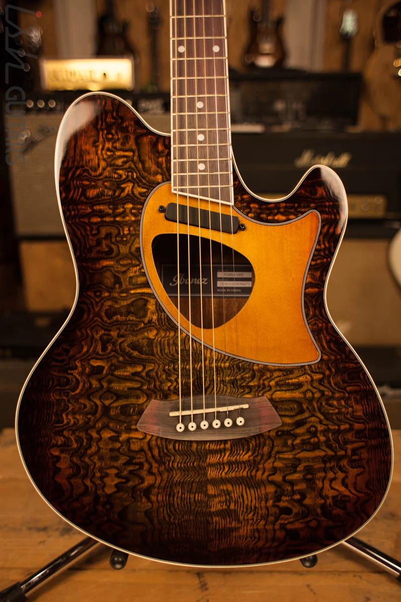 2018 Ibanez TCM50-VBS Talman Acoustic-Electric Vintage Brown Sunburst - Image 2