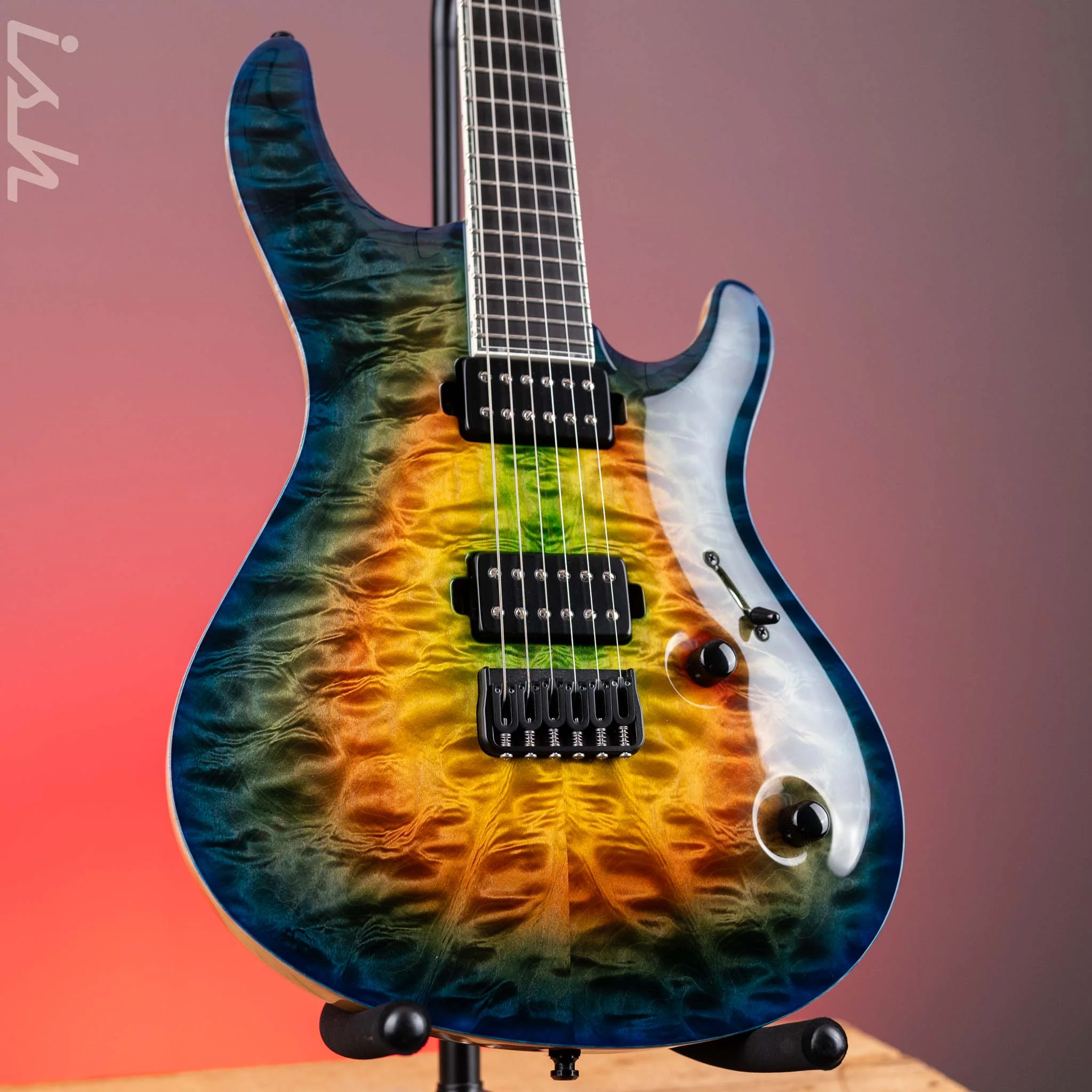 2018 Mayones Regius 6 Core Classic Dirty Rainbow Burst