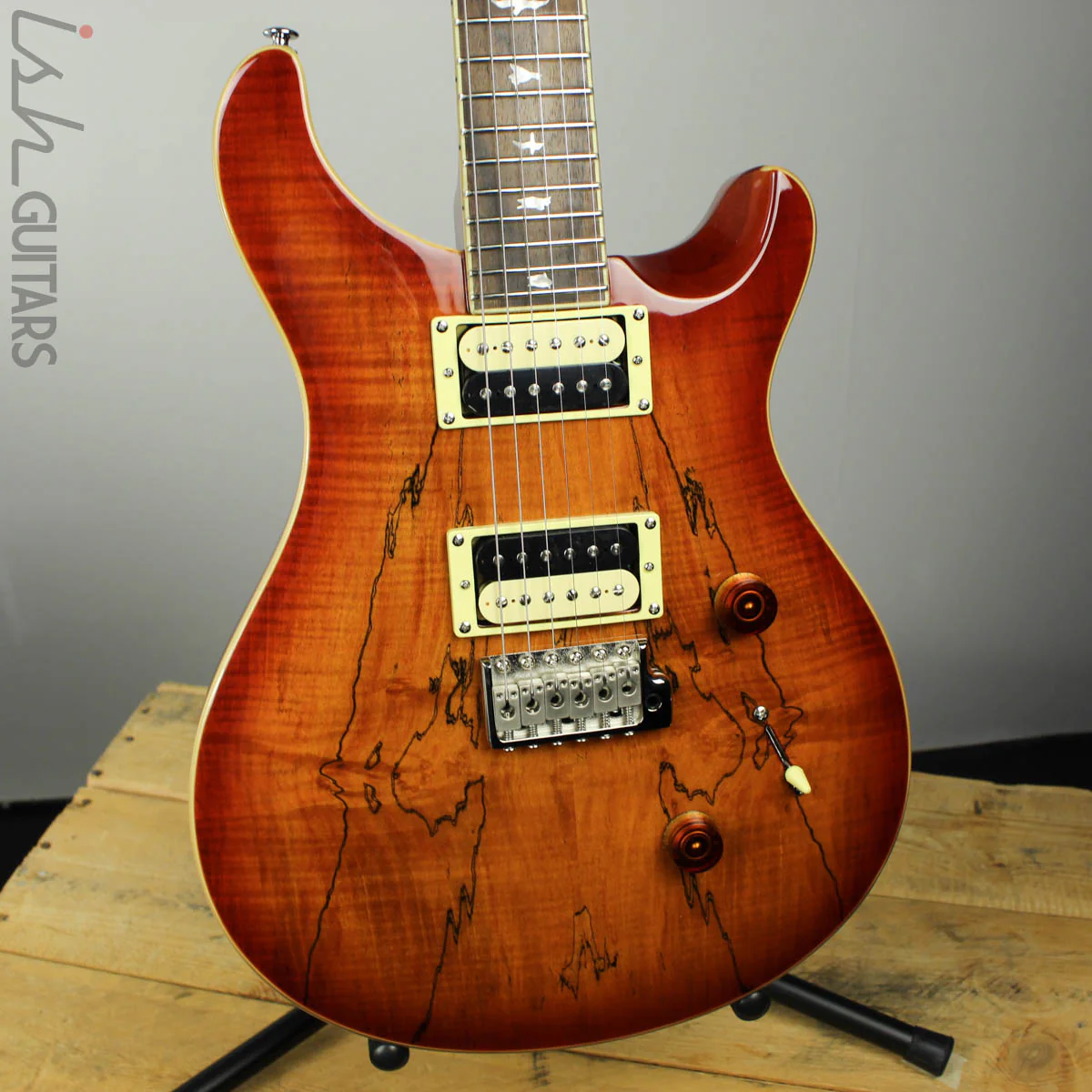 2018 Paul Reed Smith PRS SE Custom 24 Spalted Maple Exotic Top