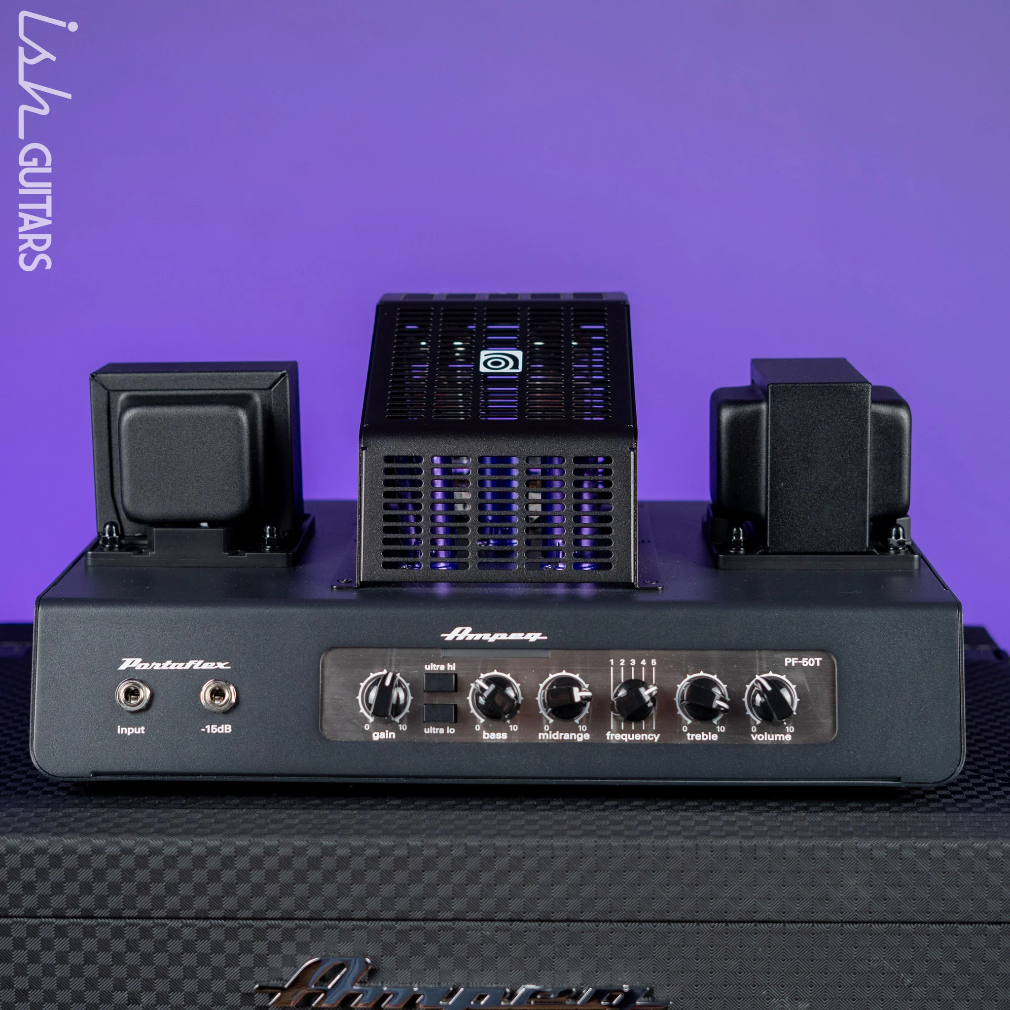 2019 Ampeg PF-50T Portaflex Bass Amplifier Head and PF-115HE Cab
