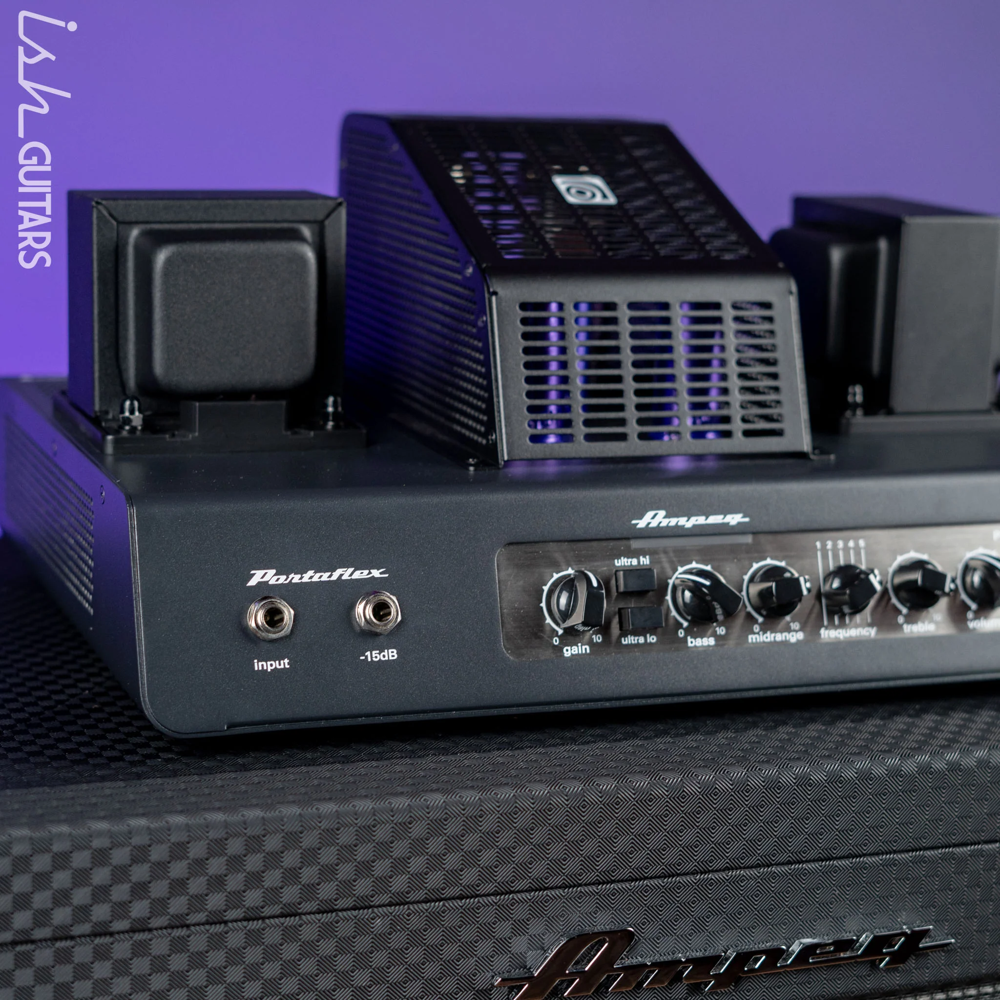 2019 Ampeg PF-50T Portaflex Bass Amplifier Head and PF-115HE Cab - Image 4