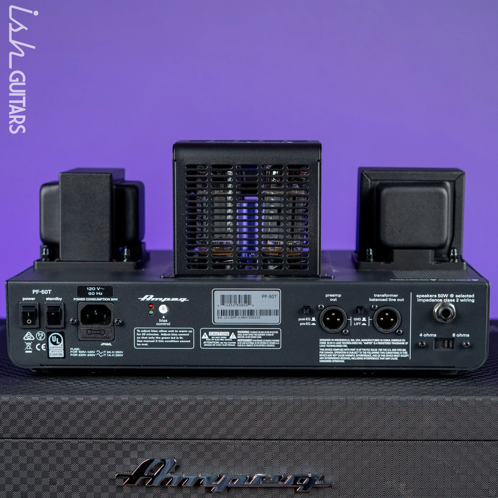 2019 Ampeg PF-50T Portaflex Bass Amplifier Head and PF-115HE Cab - Image 7