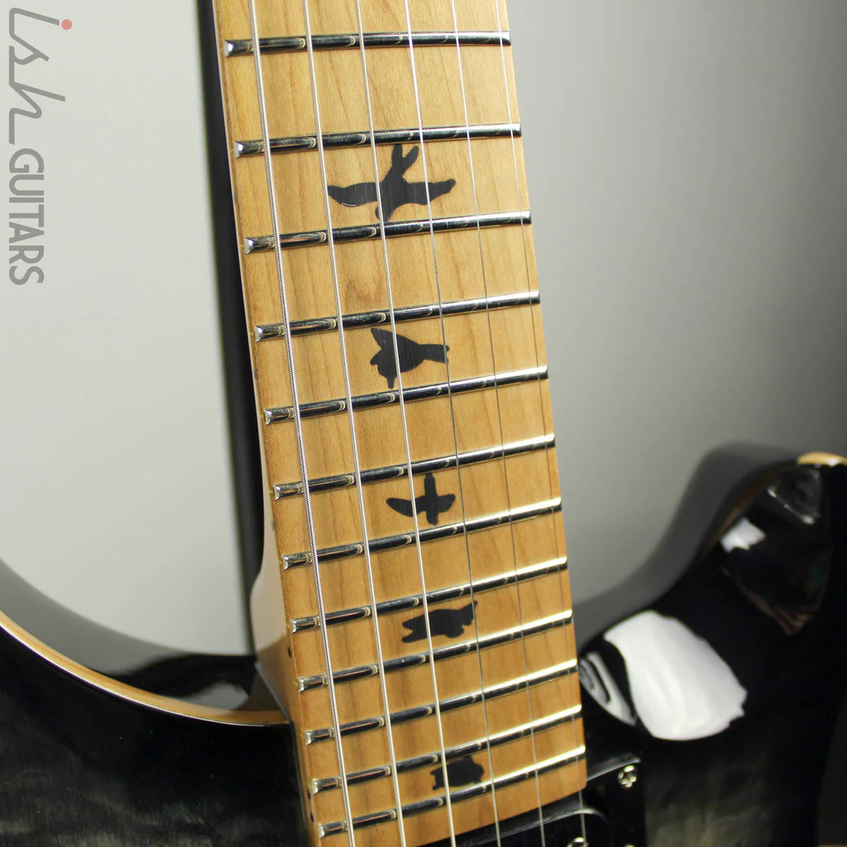 2019 Paul Reed Smith PRS SE Custom 24 Roasted Maple Limited Charcoal Burst - Image 5