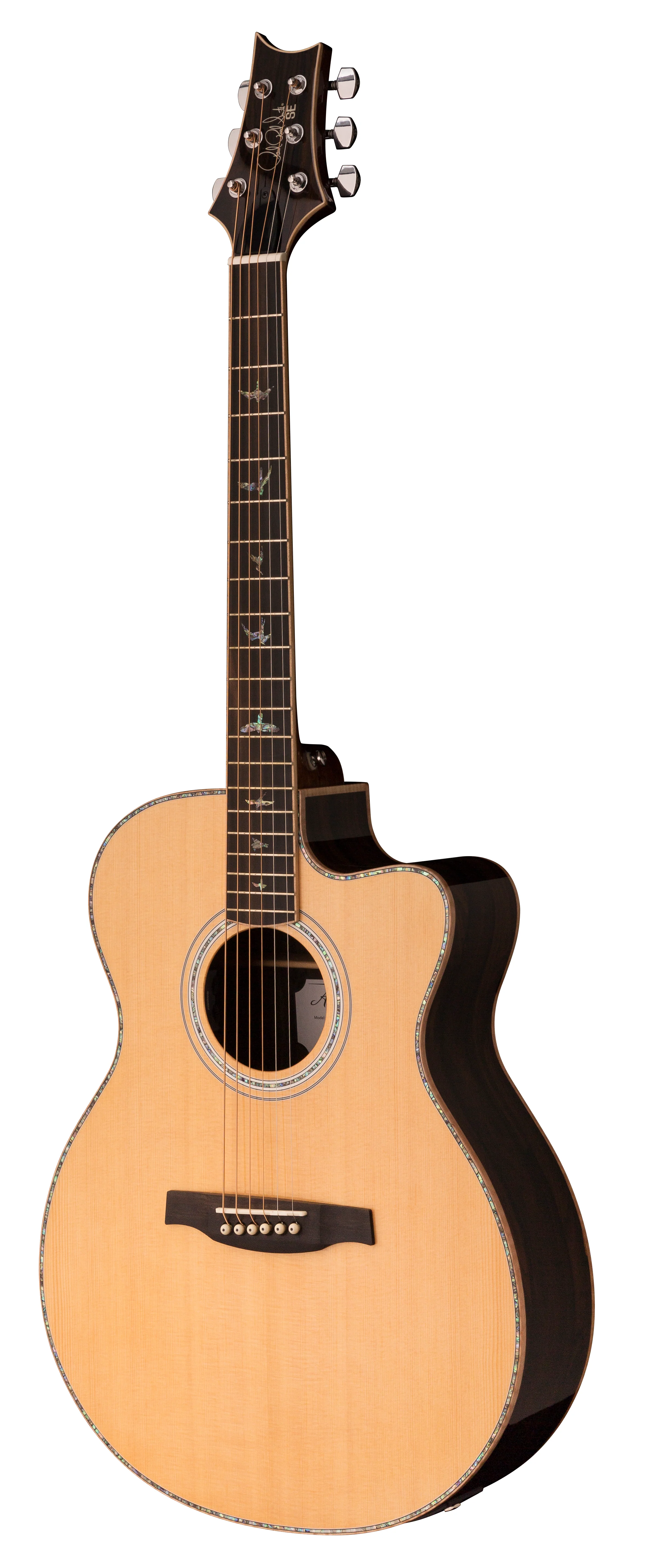 2019 PRS SE A60E Tonare Natural Acoustic Electric Ziricote Back and Sides - Image 2
