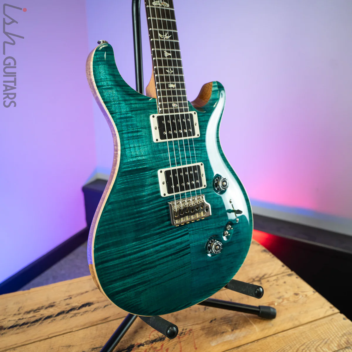 2019 PRS Custom 24-08 Turquoise Pattern Thin - Image 5