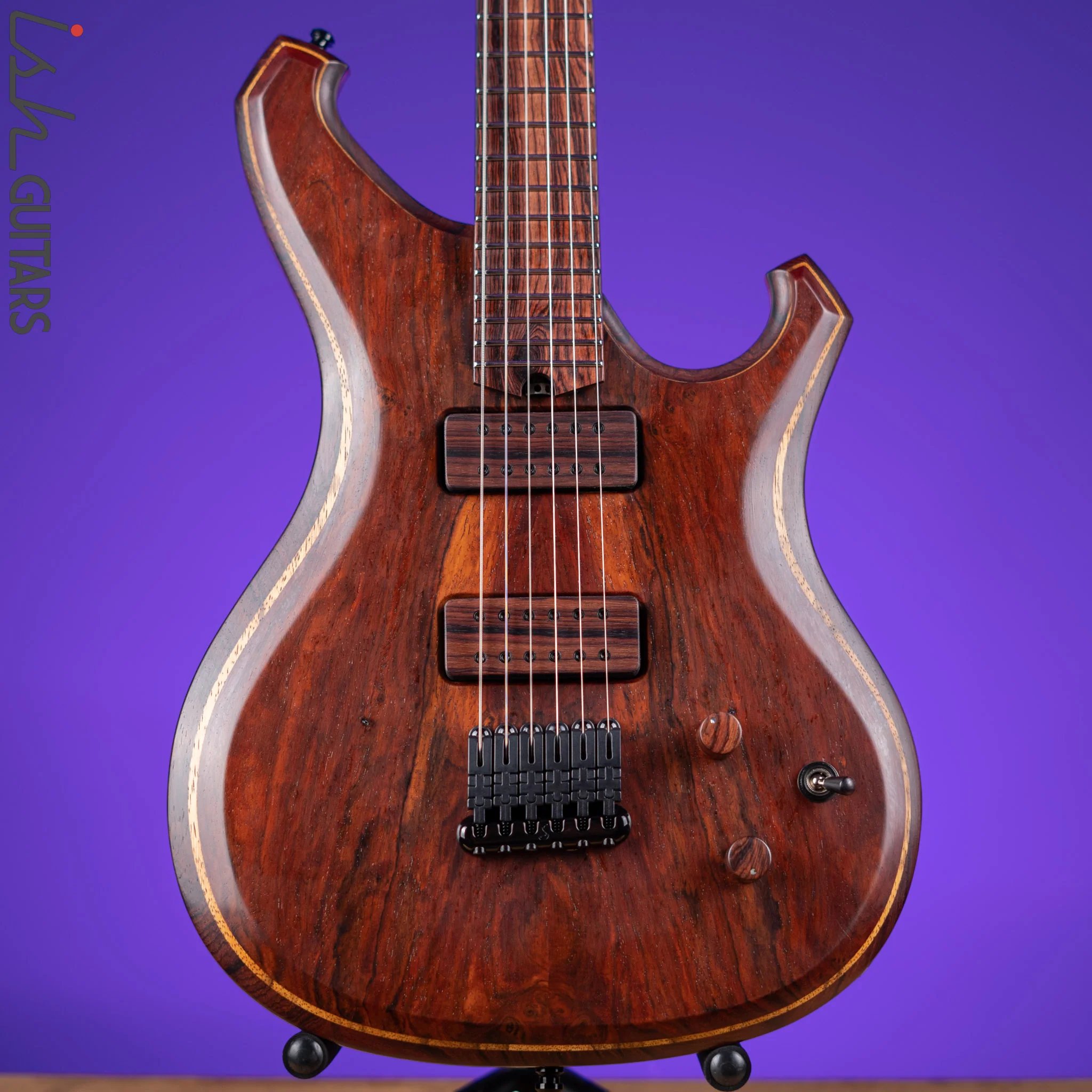 2020 Barlow Guitars Cocobolo Falcon II Natural